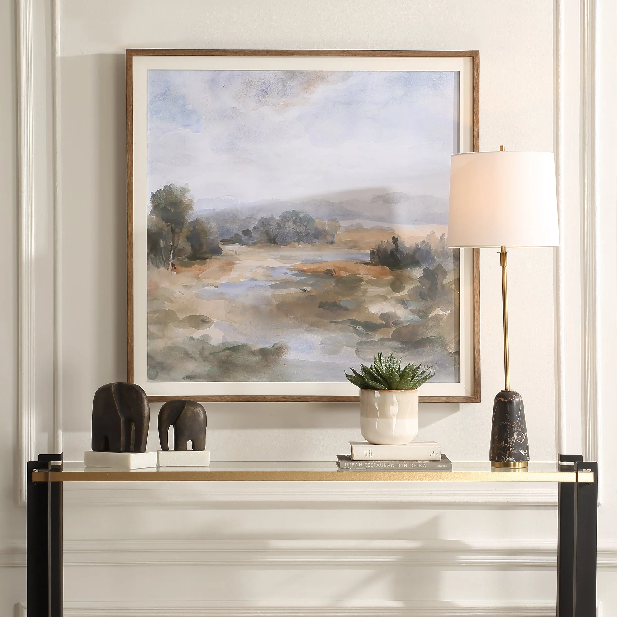 Uttermost River Afternoon Landscape Print - Image 2