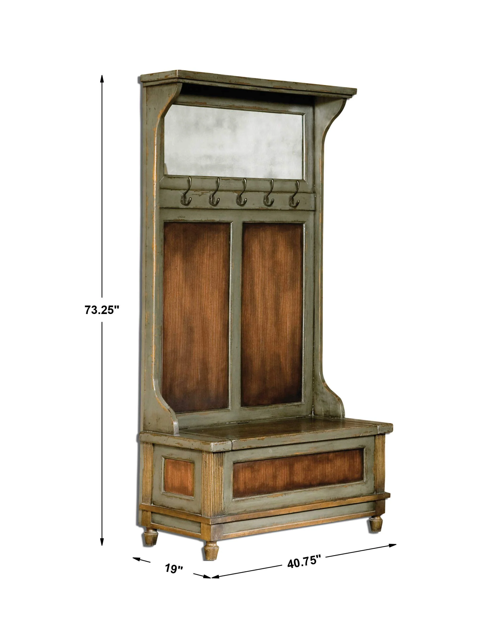 Uttermost Riyo Hall Tree Coat Rack - Image 3