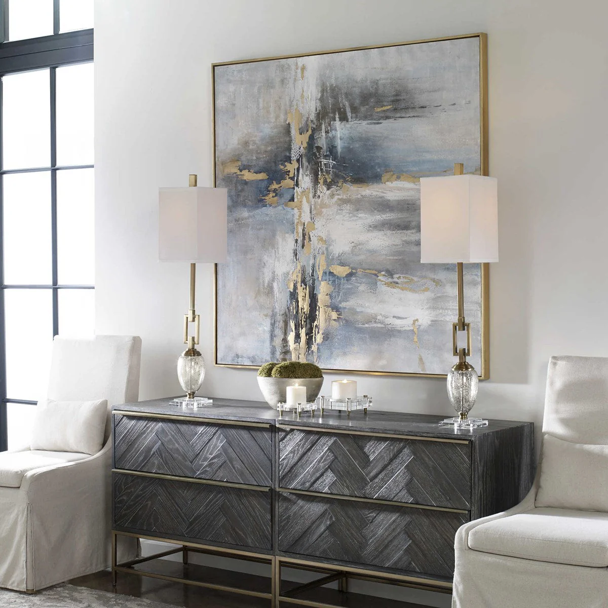 Uttermost Road Less Traveled Hand Painted Canvas - Image 2