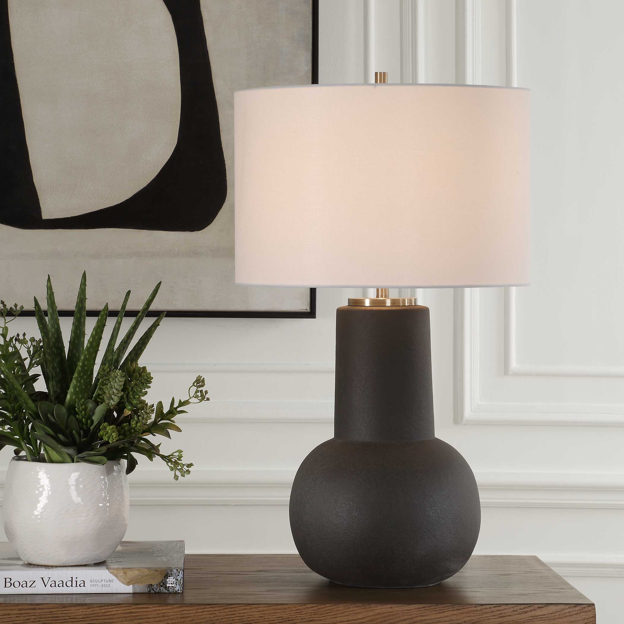 Uttermost Robson Rustic Bronze Table Lamp - Image 2