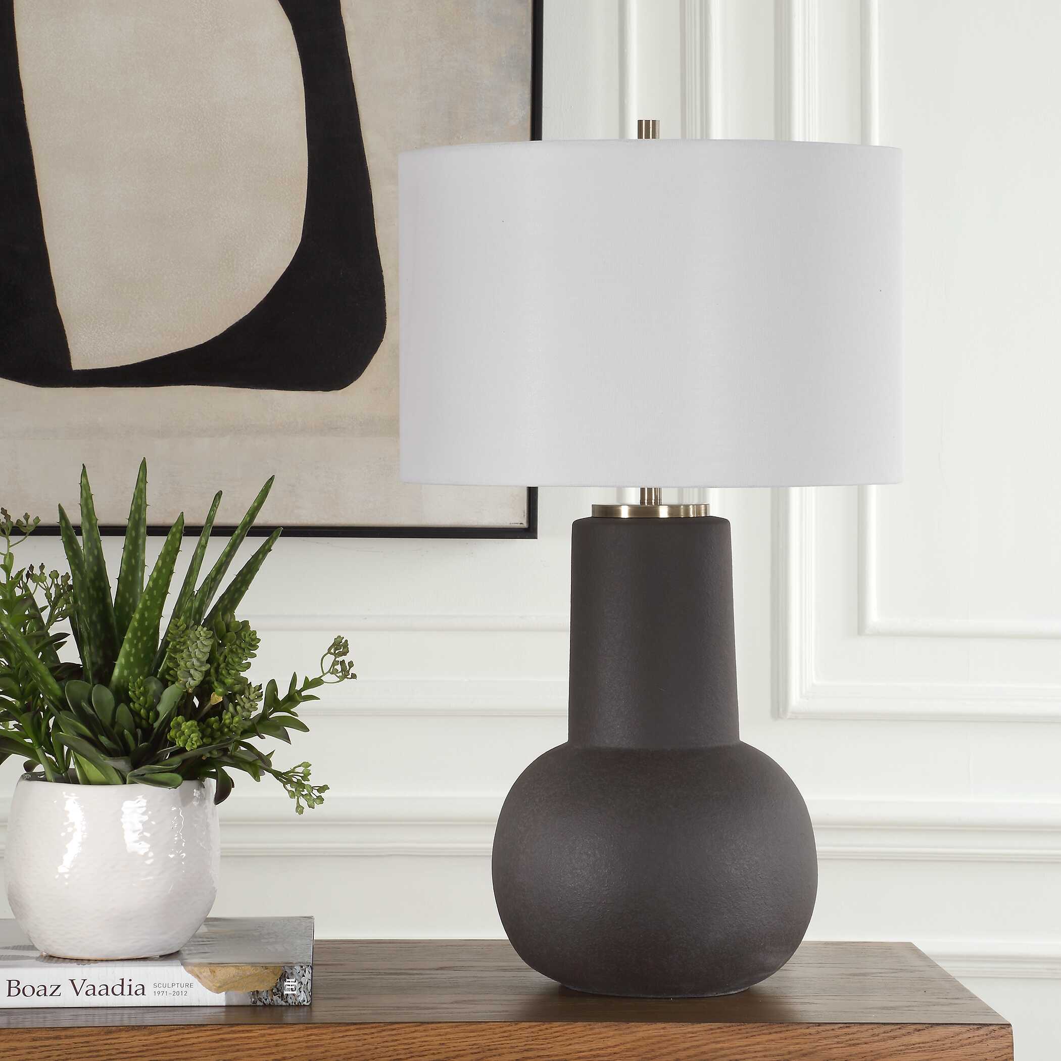 Uttermost Robson Rustic Bronze Table Lamp - Image 3