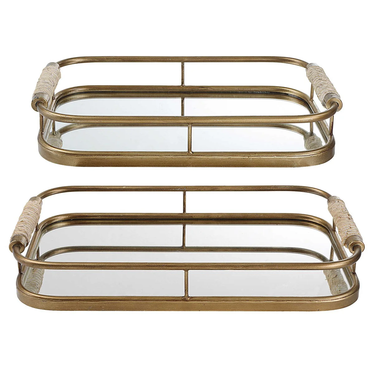 Uttermost Rosea Trays, S/2 - Image 2