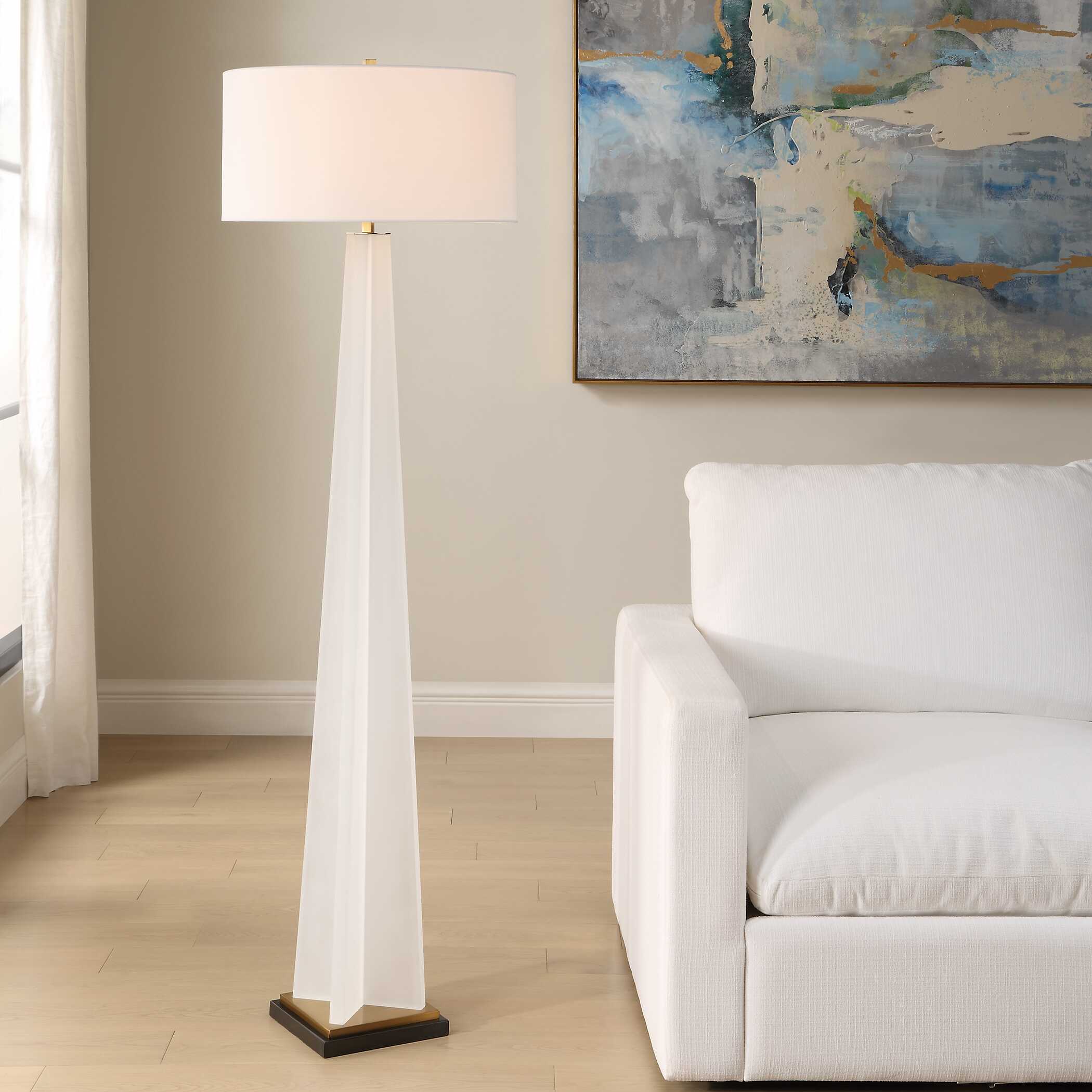 Uttermost Rosin White Floor Lamp - Image 2