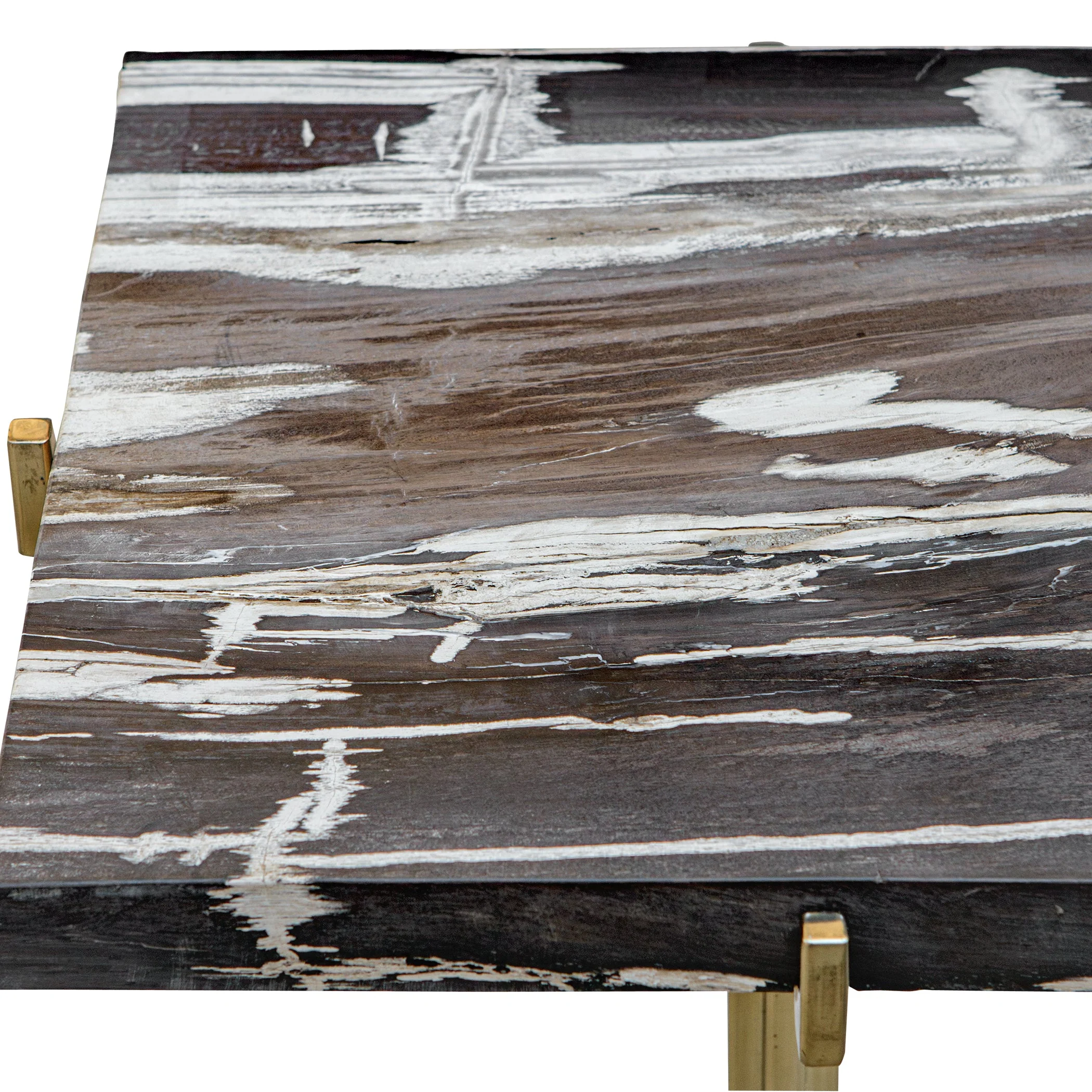 Uttermost Rowman Petrified Wood Accent Table - Image 5