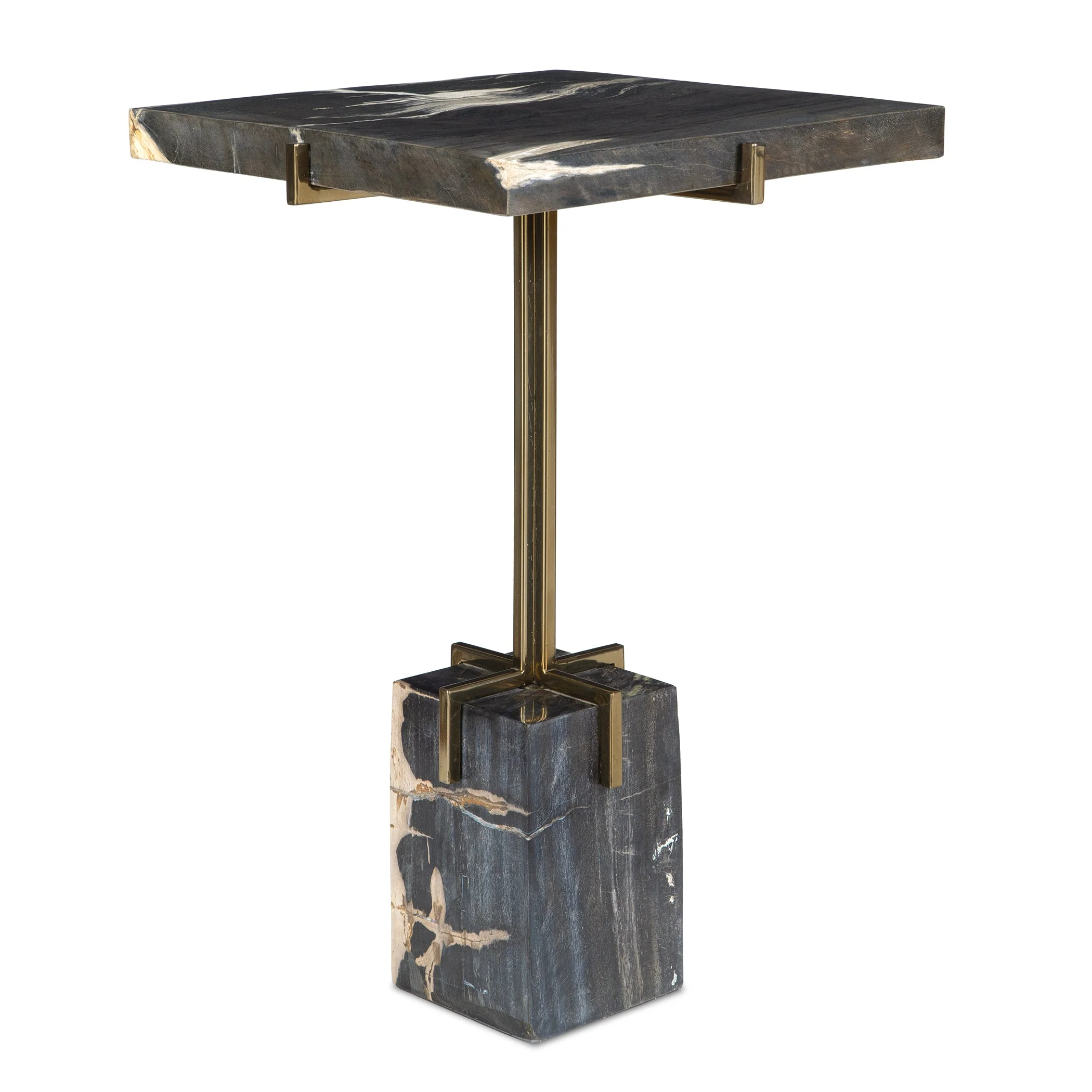 Uttermost Rowman Petrified Wood Accent Table - Image 6