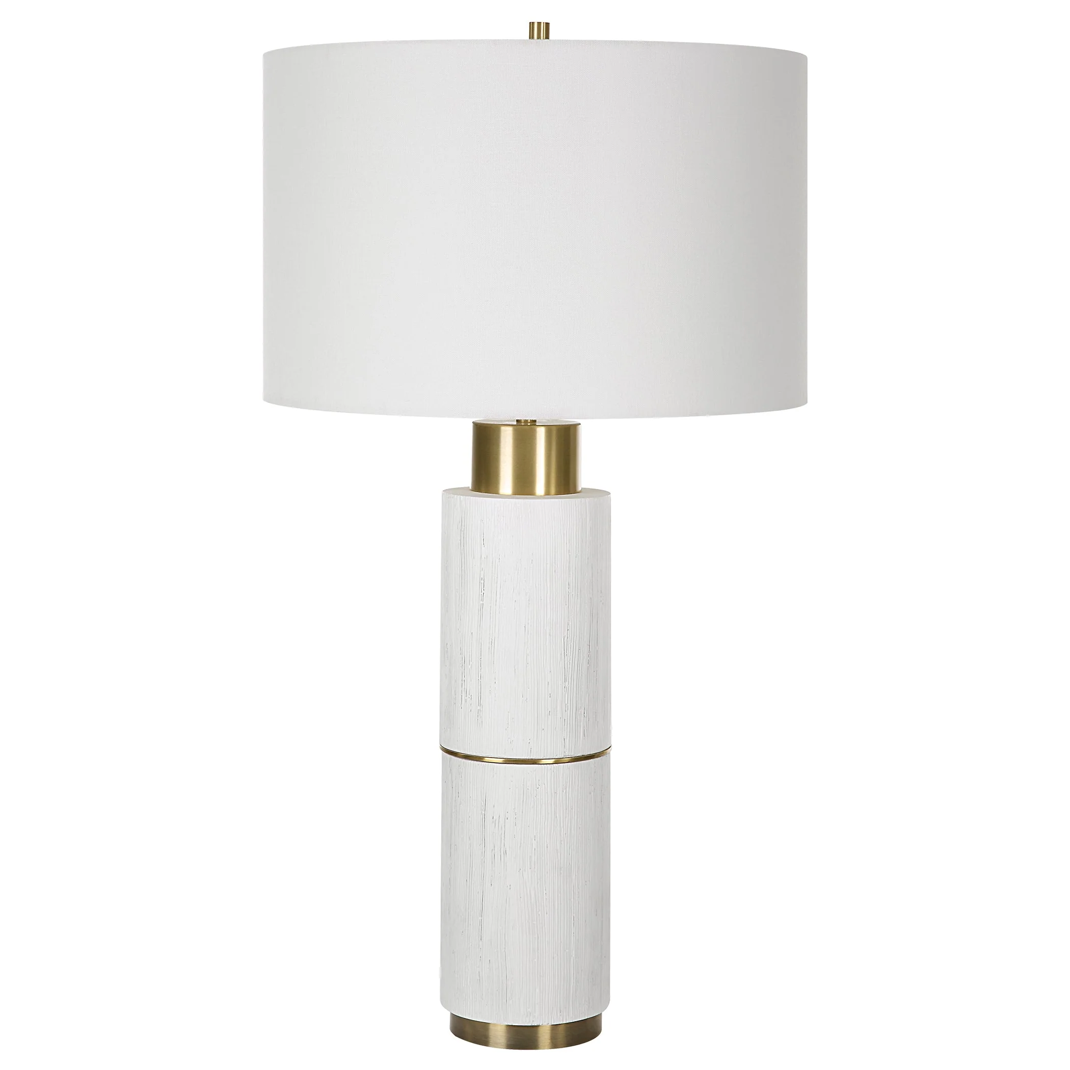 Uttermost Ruse Whitewashed Table Lamp - Image 5