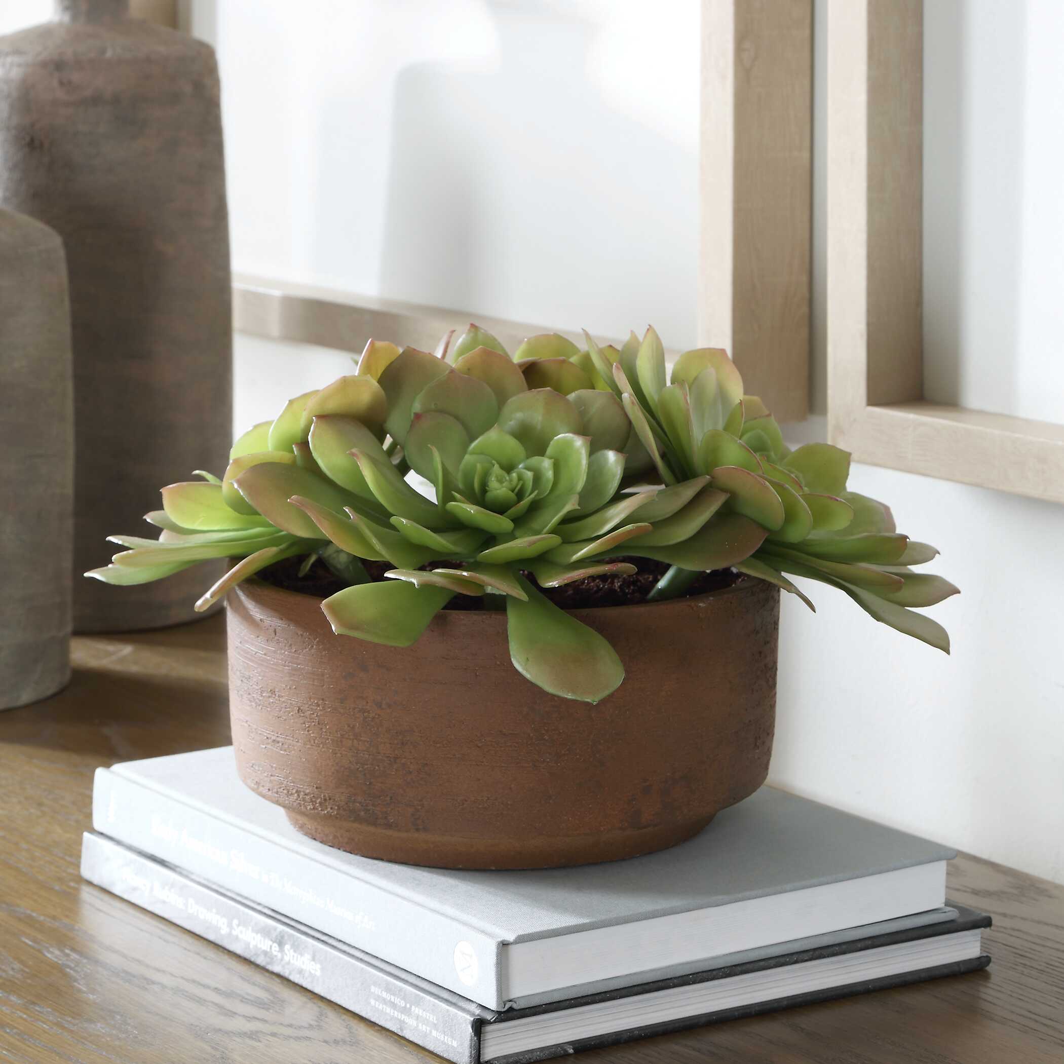 Uttermost Sable Succulent Accent In Pot - Image 2