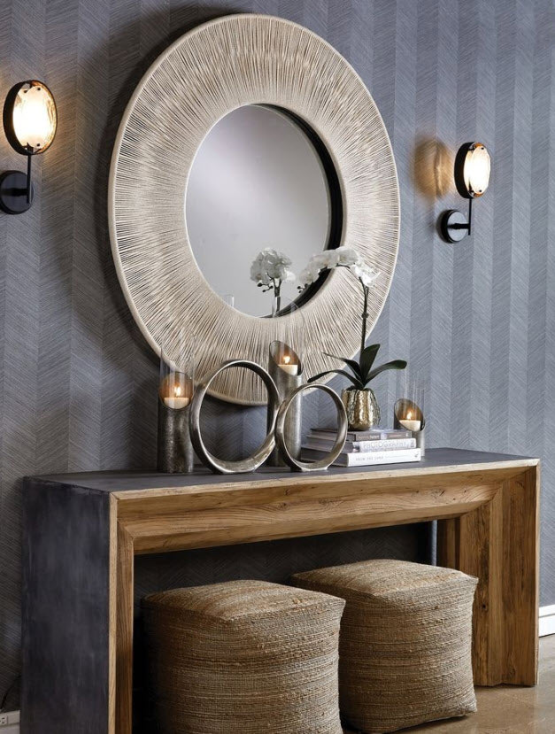 Uttermost Sailor's Knot Round Mirror - Image 3