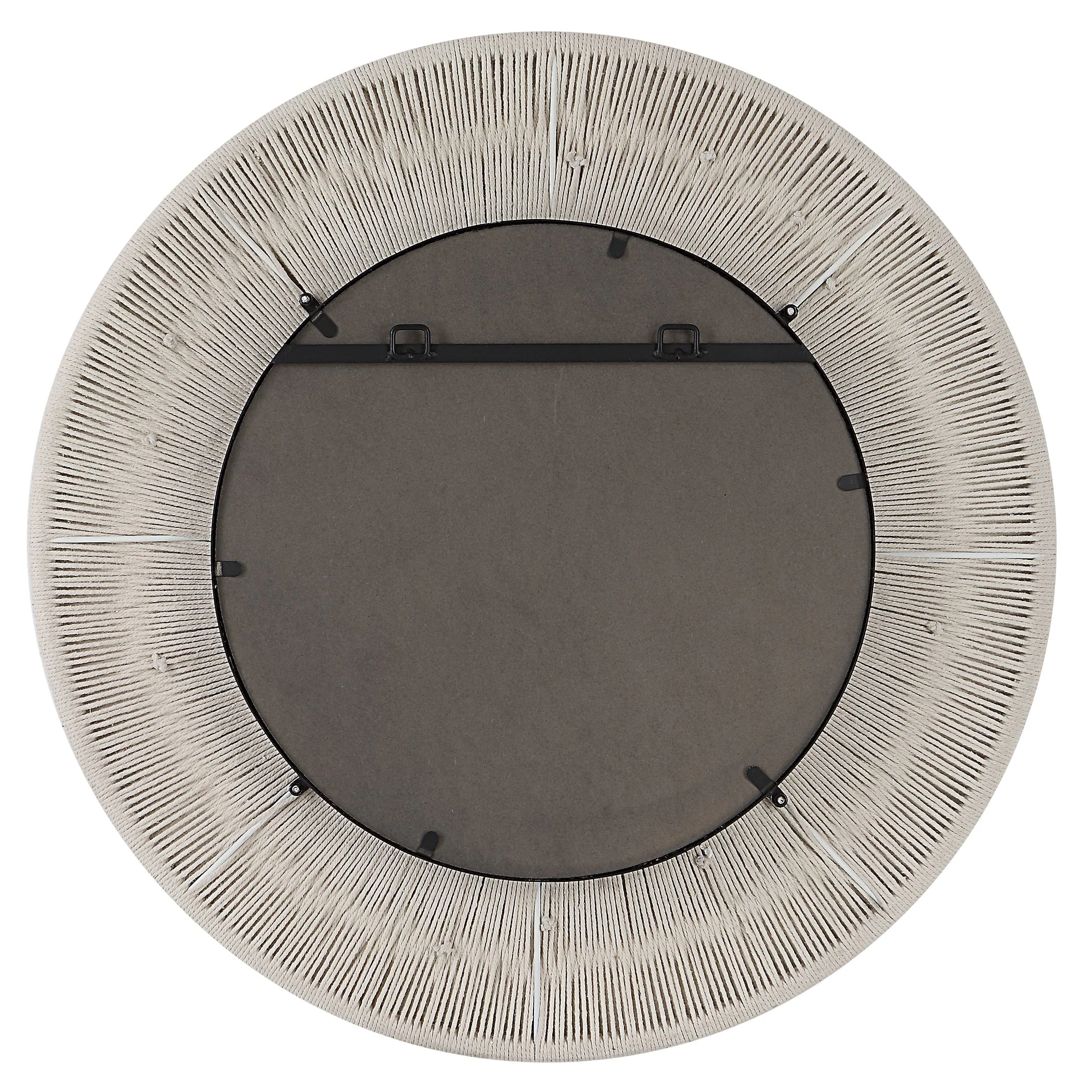 Uttermost Sailor's Knot White Small Round Mirror - Image 7