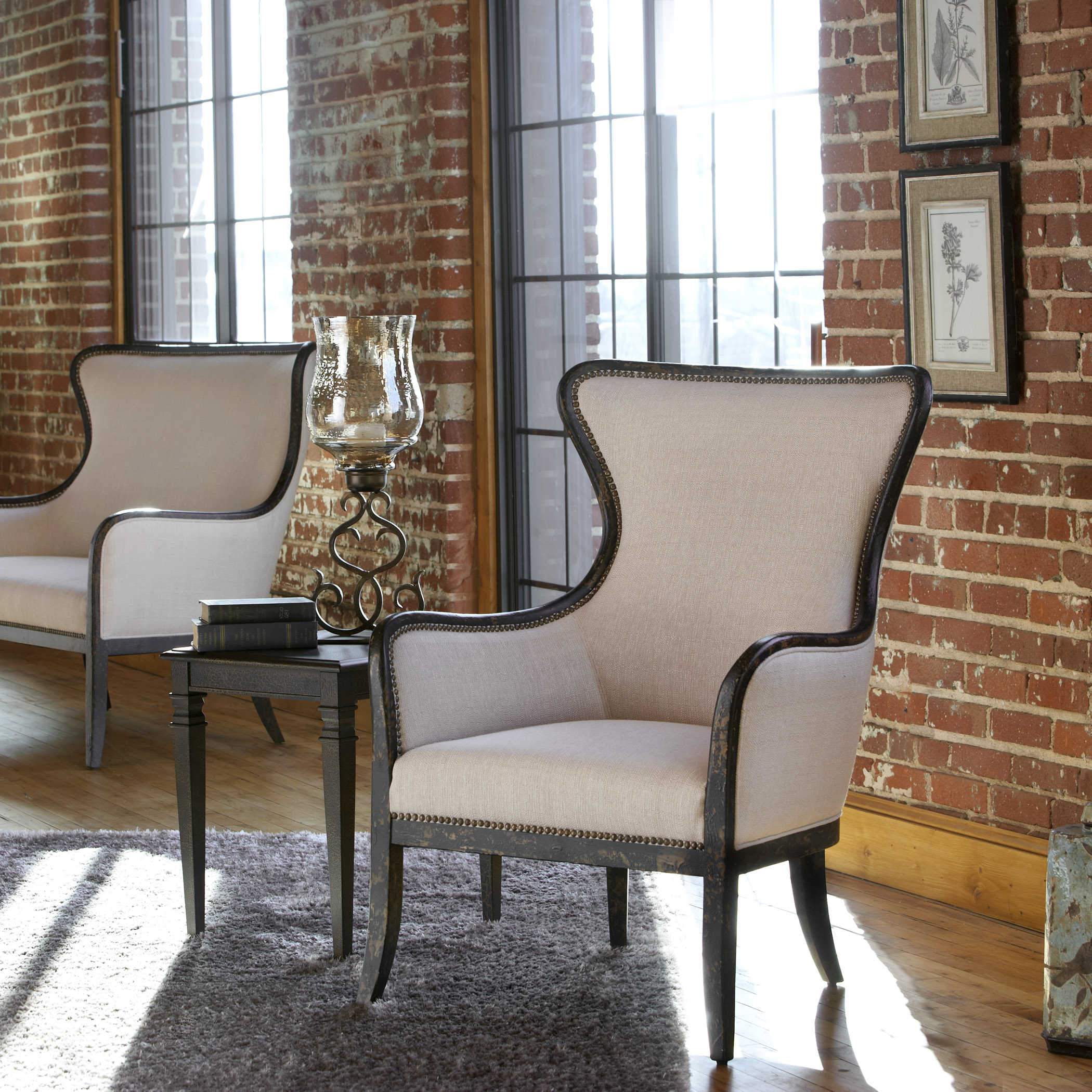 Uttermost Sandy Wing Chair - Image 4