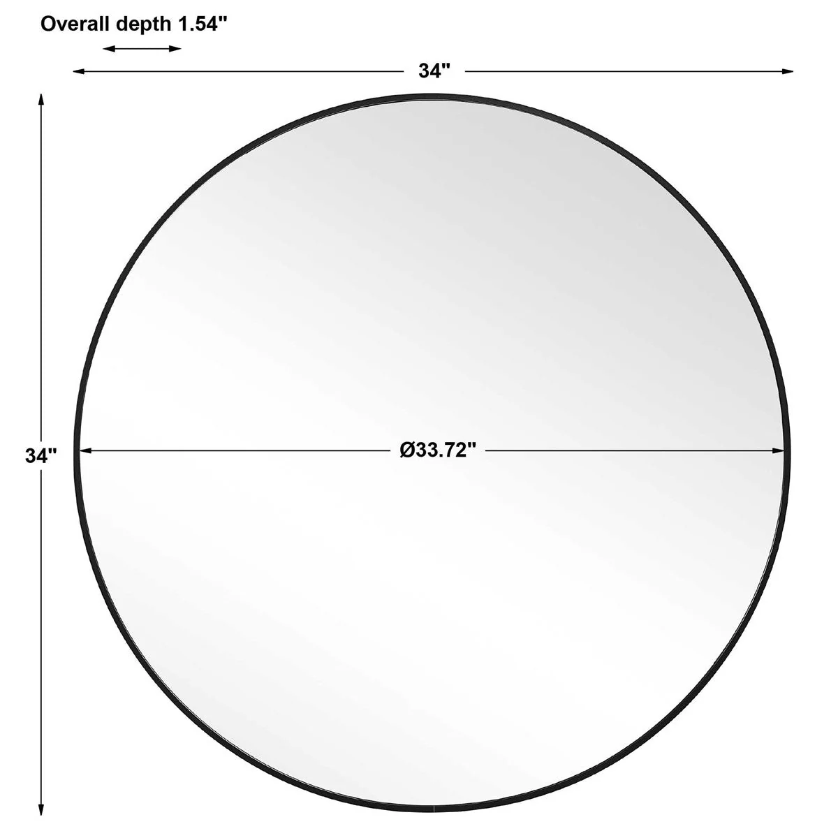 Sawyer Mirror - Black - Image 8