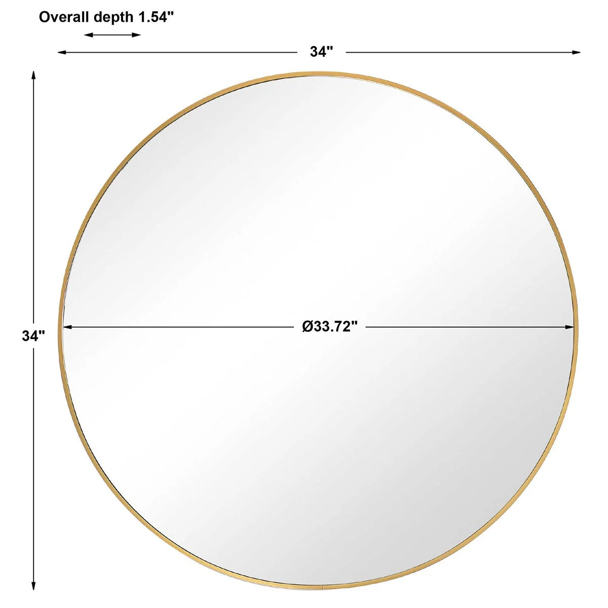 Sawyer Mirror - Gold - Image 9