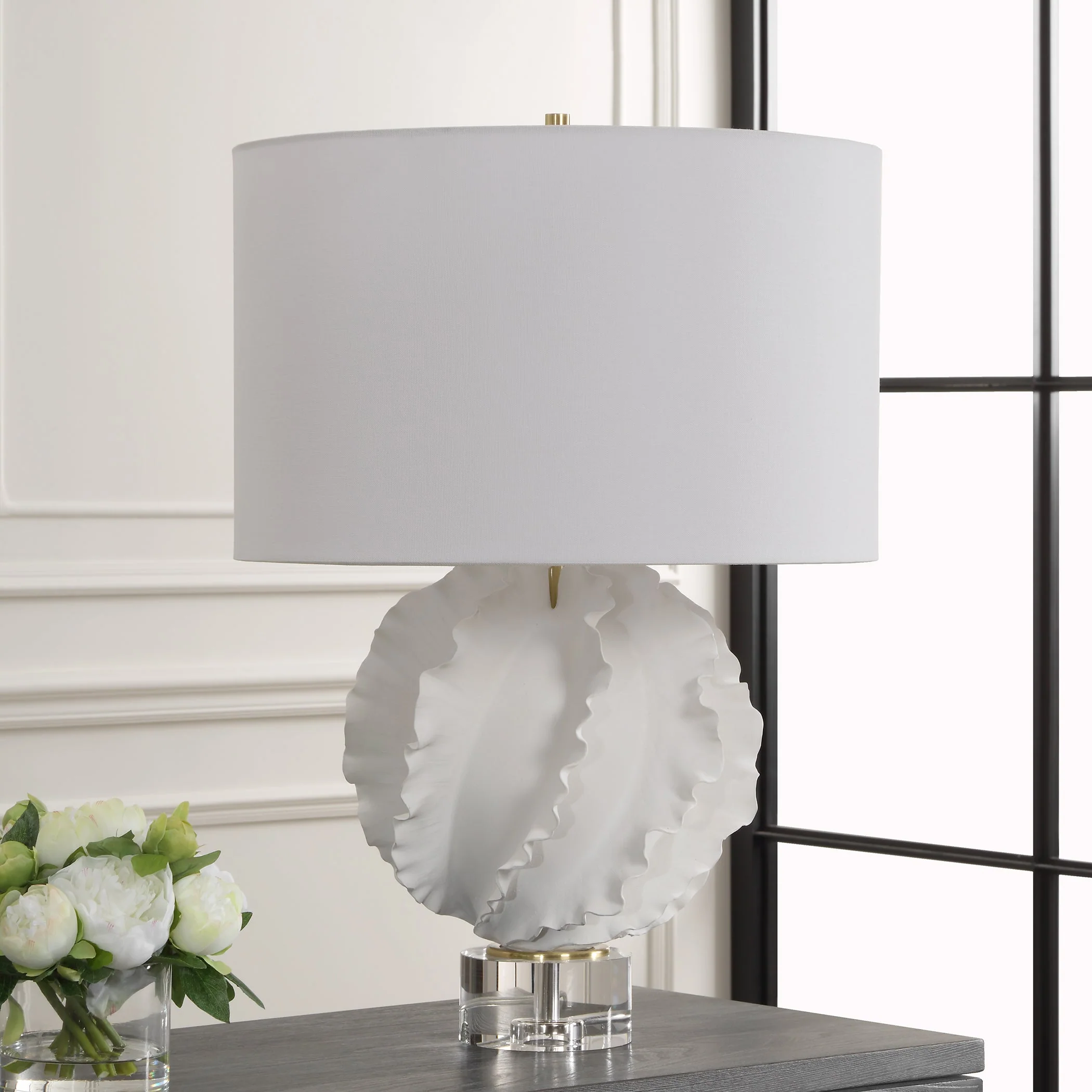 Uttermost Saylor White Table Lamp - Image 3