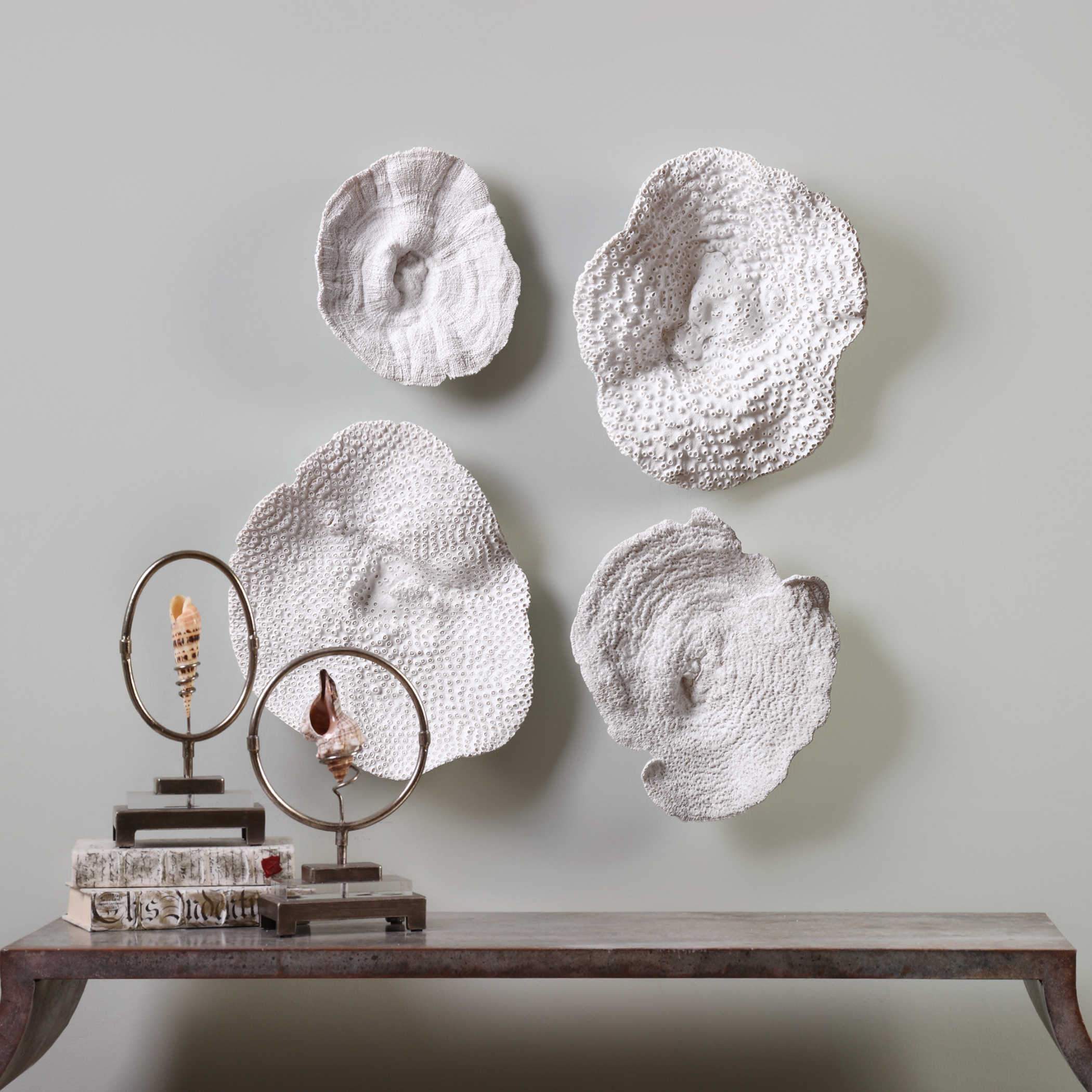 Uttermost Sea Coral Wall Decor, S/4