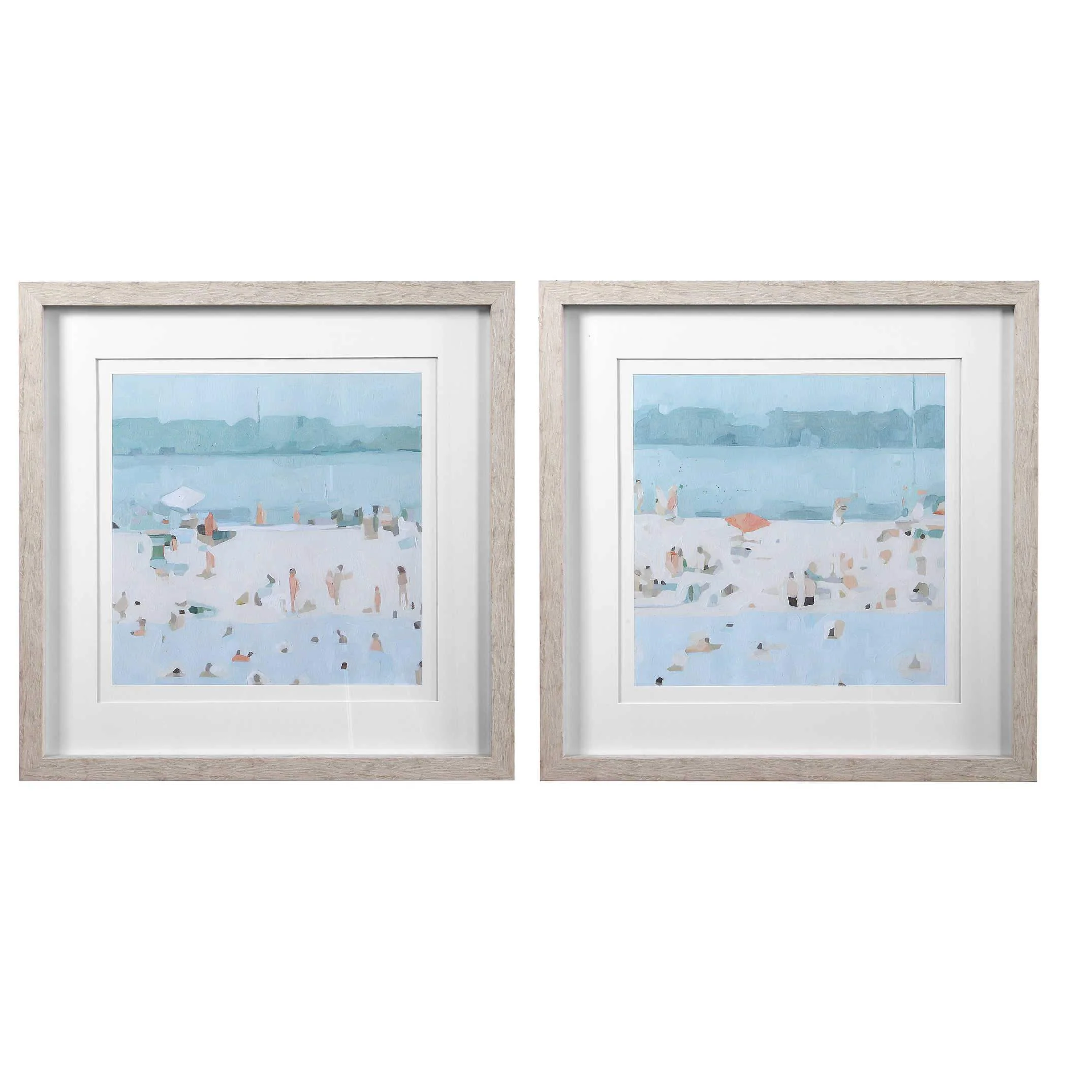 Uttermost Sea Glass Sandbar Framed Prints, S/2 - Image 2