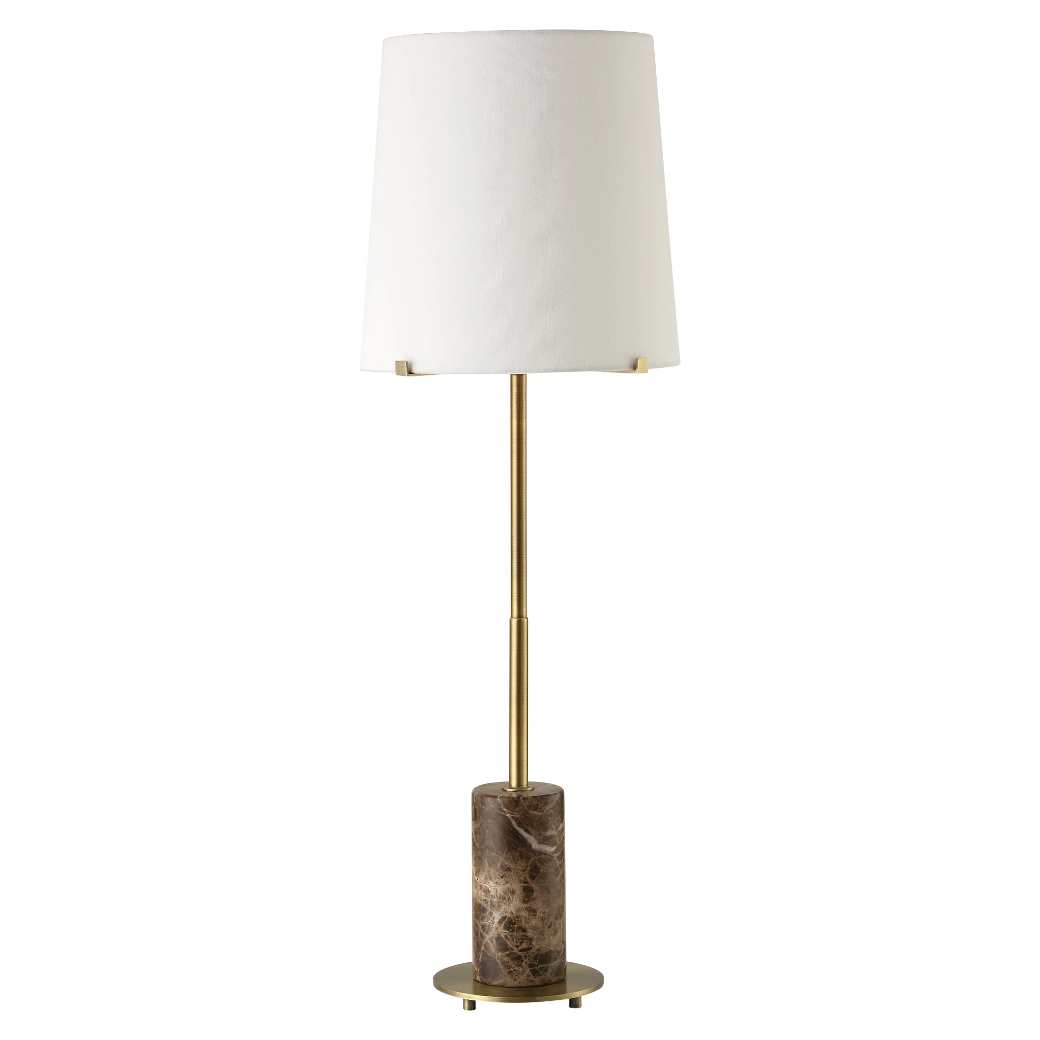 Uttermost Sepia Brown Marble Buffet Lamp - Image 4