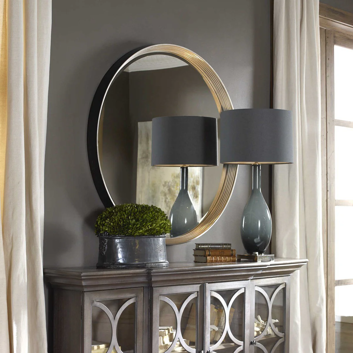 Uttermost Serenza Round Mirror