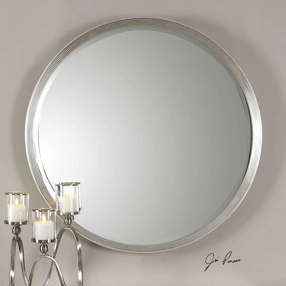 Uttermost Serenza Round Mirror - Image 3
