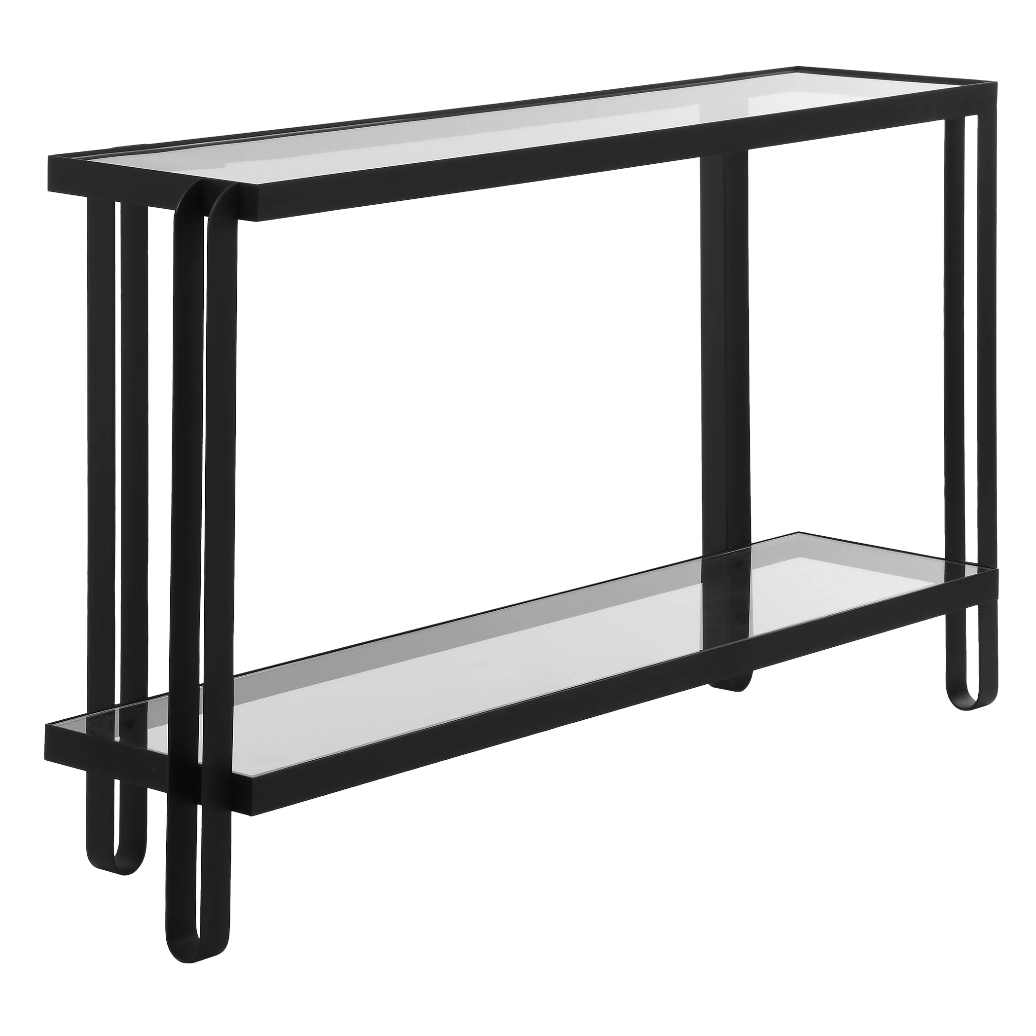 Uttermost Shadow Black Iron Console Table - Image 4
