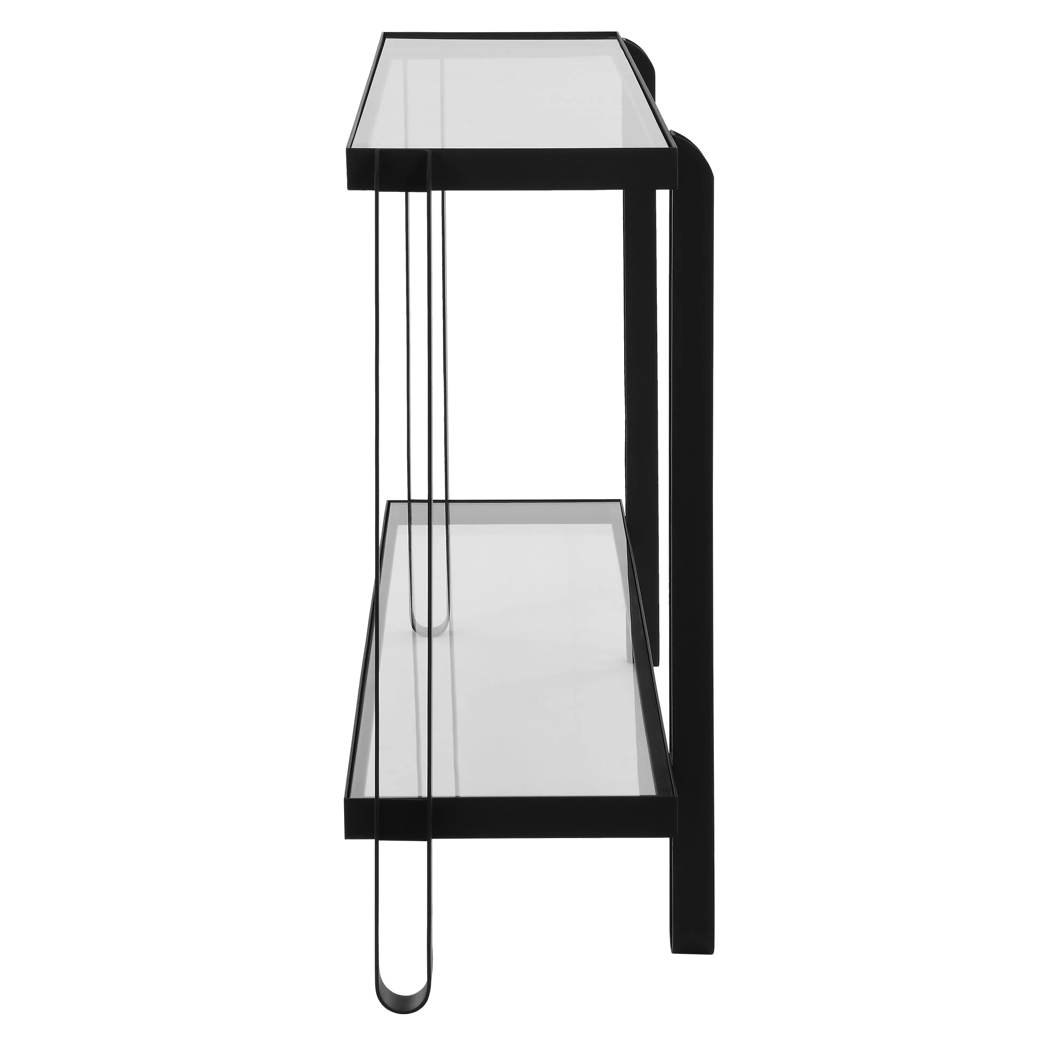 Uttermost Shadow Black Iron Console Table - Image 5