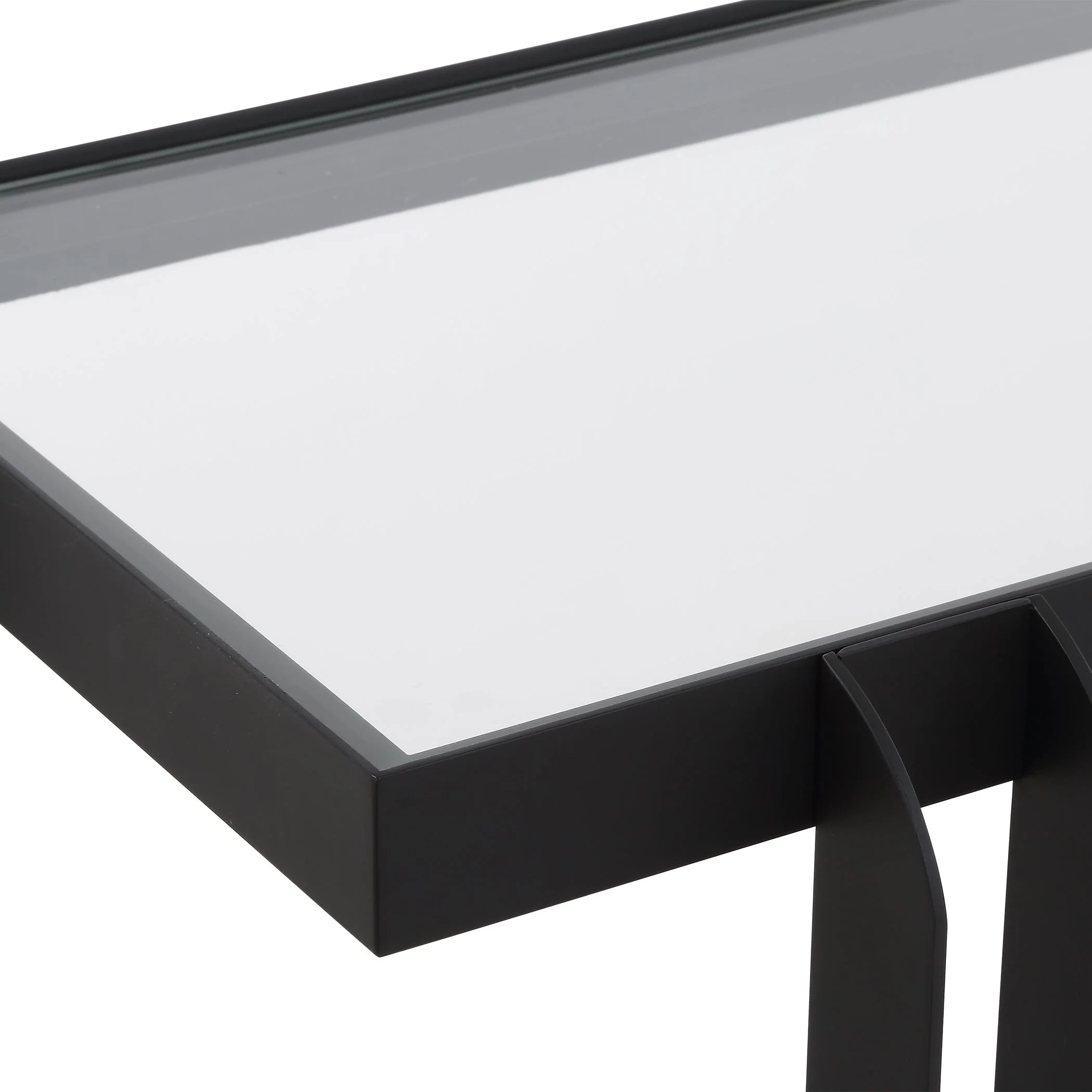 Uttermost Shadow Black Iron Console Table - Image 8