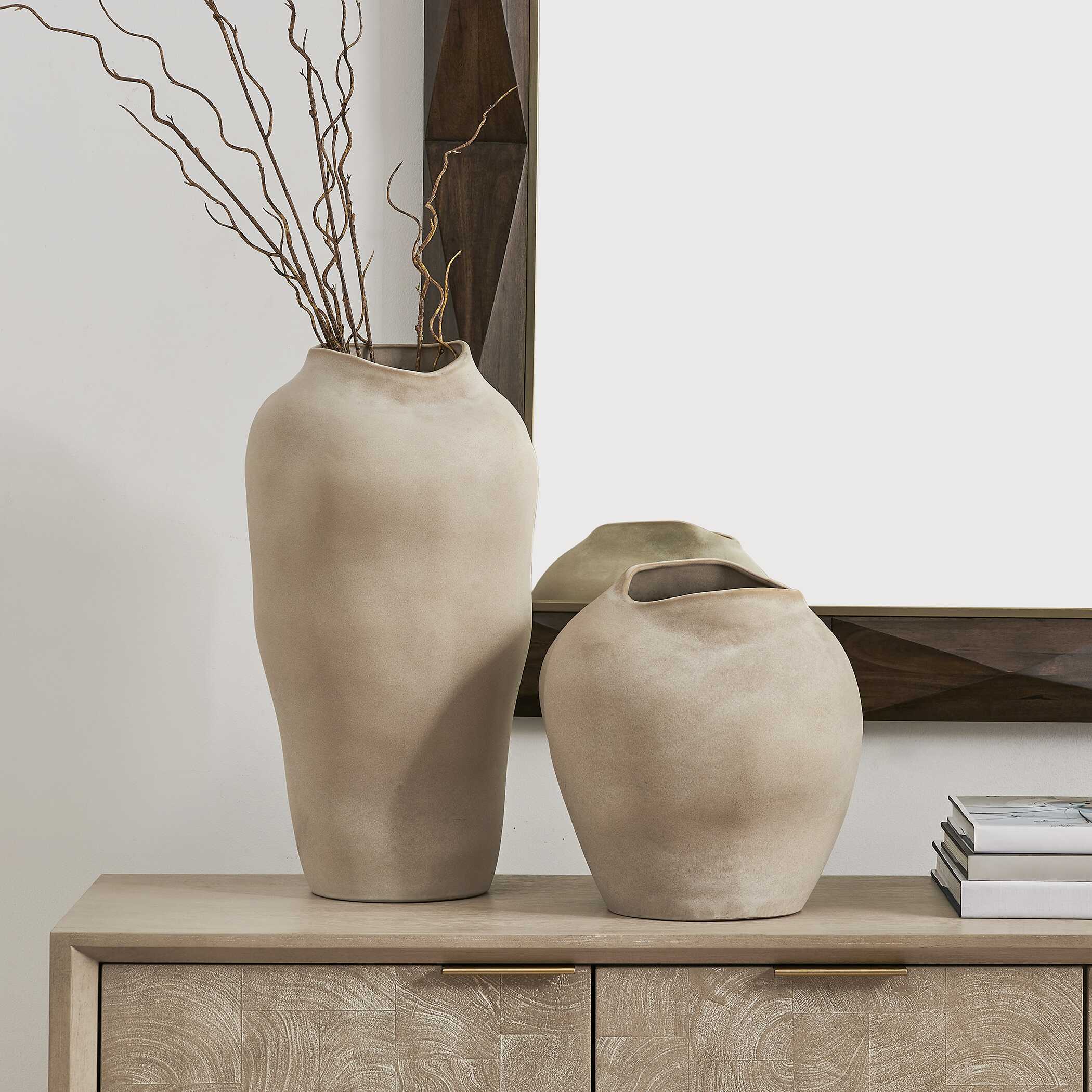 Uttermost Shadow Play Indoor-Outdoor Vases, S/2 - Image 2