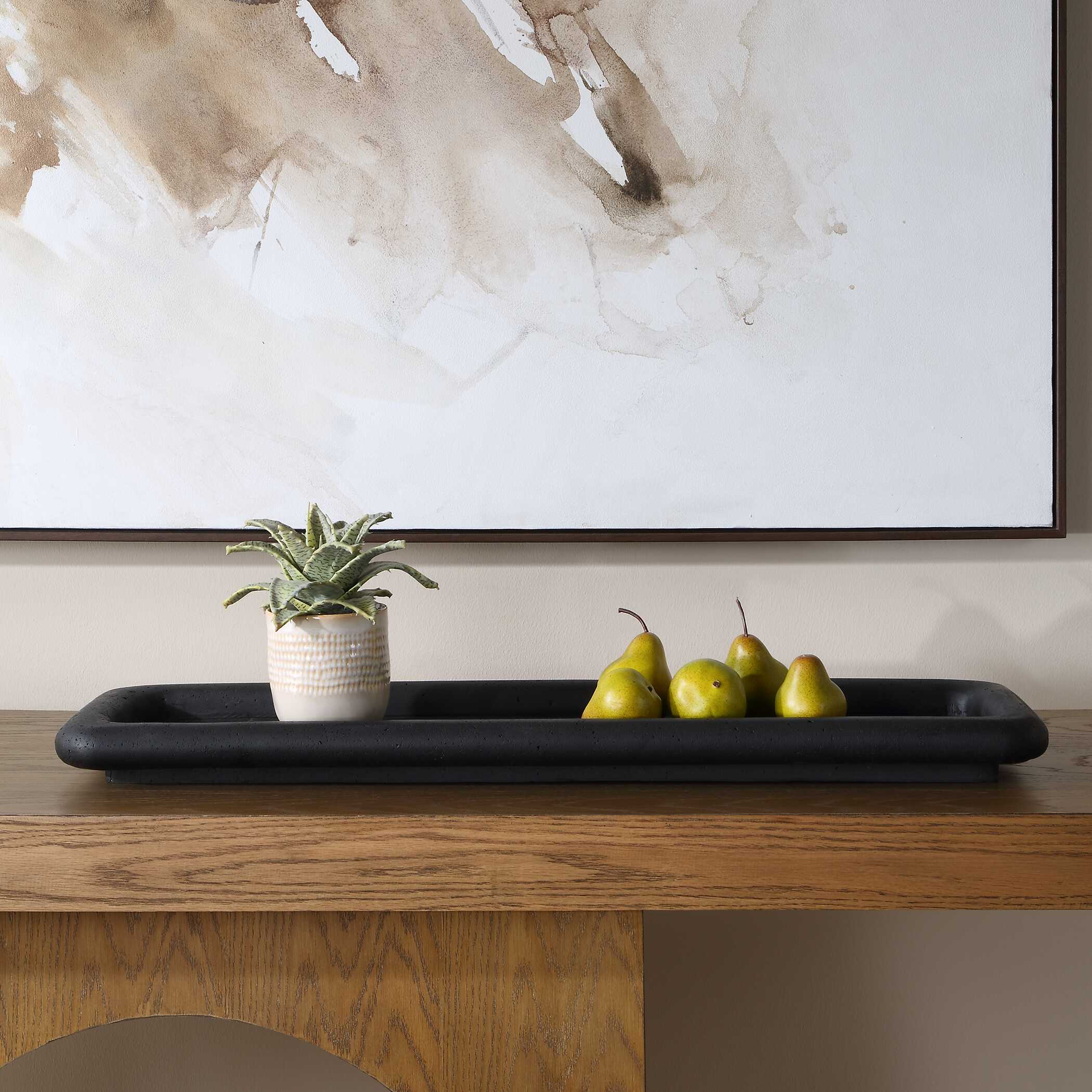 Uttermost Shadowline Indoor-Outdoor Black Tray - Image 4