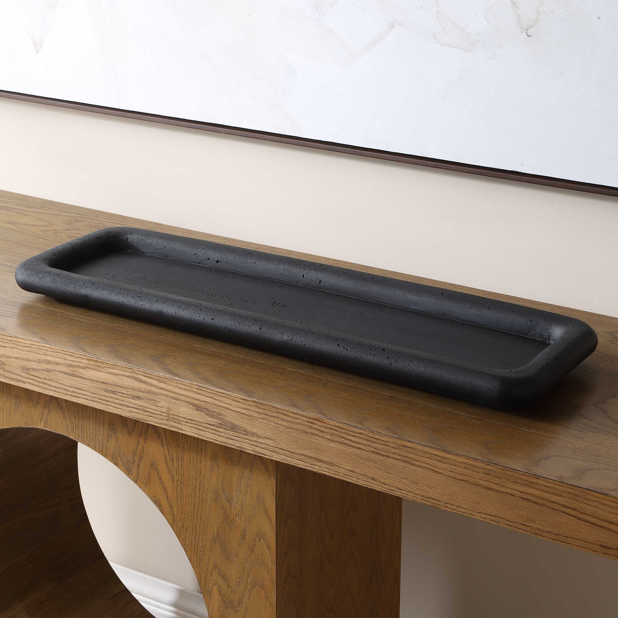 Uttermost Shadowline Indoor-Outdoor Black Tray - Image 5