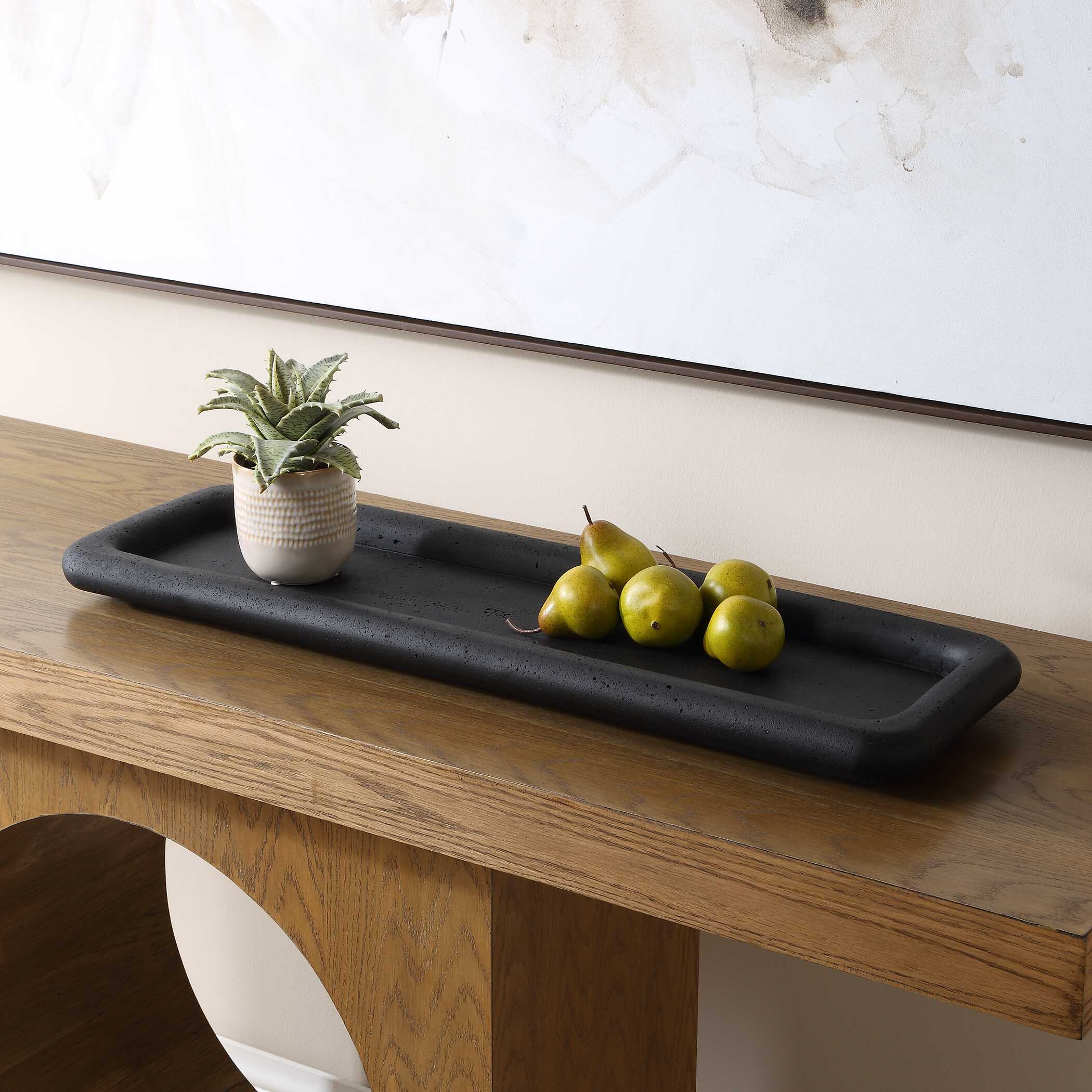 Uttermost Shadowline Indoor-Outdoor Black Tray - Image 6