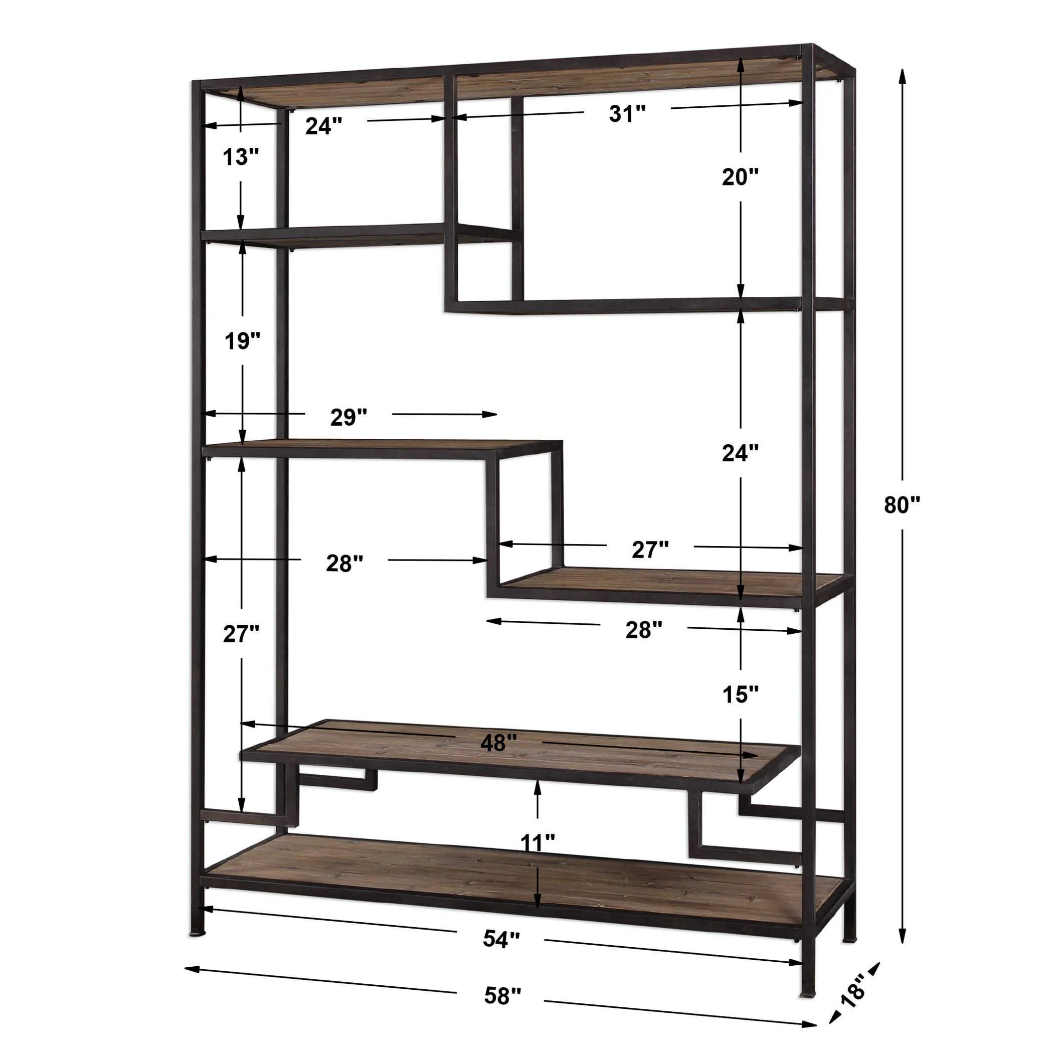 Uttermost Sherwin Etagere - Image 6
