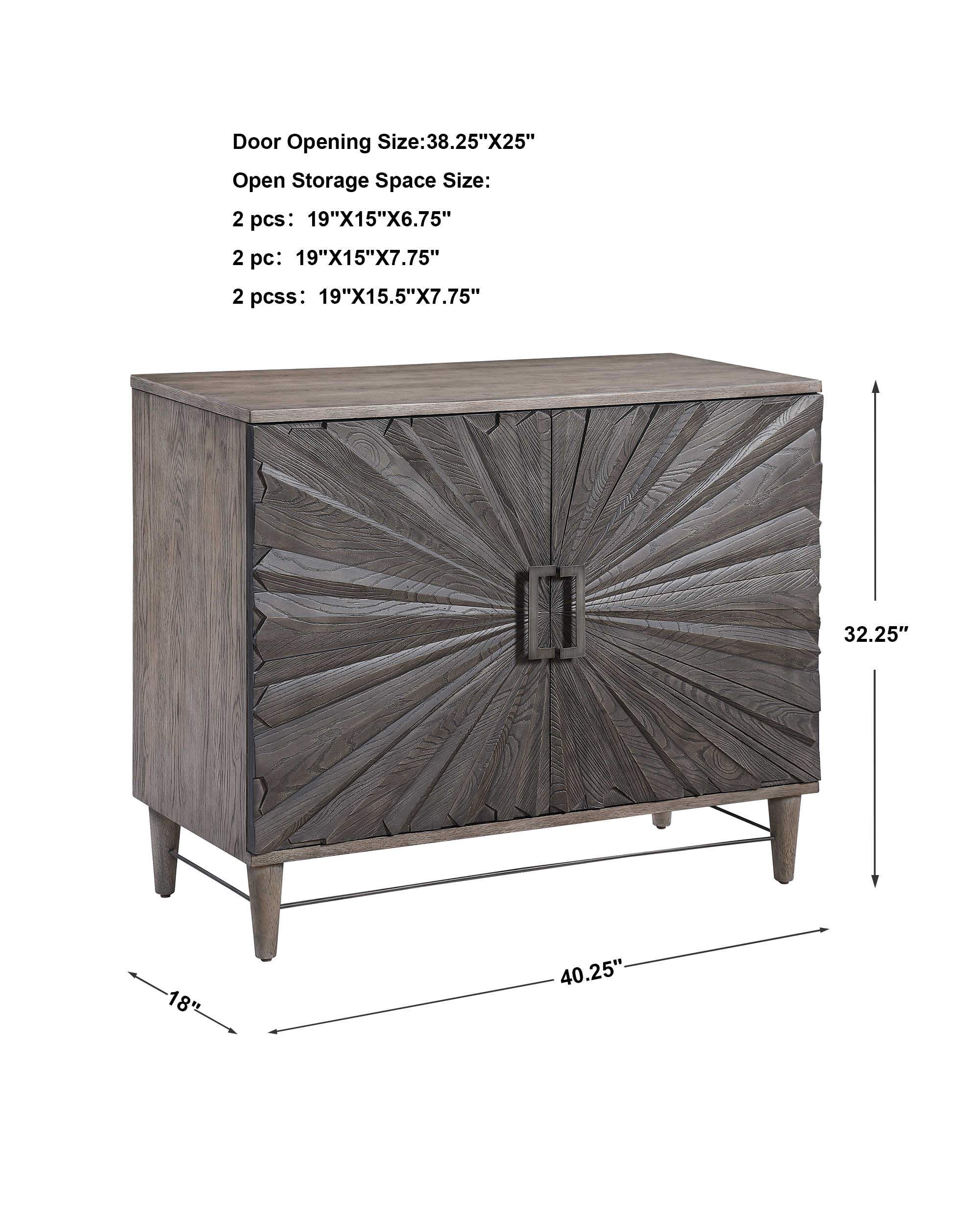 Uttermost Shield 2 Door Cabinet - Image 8