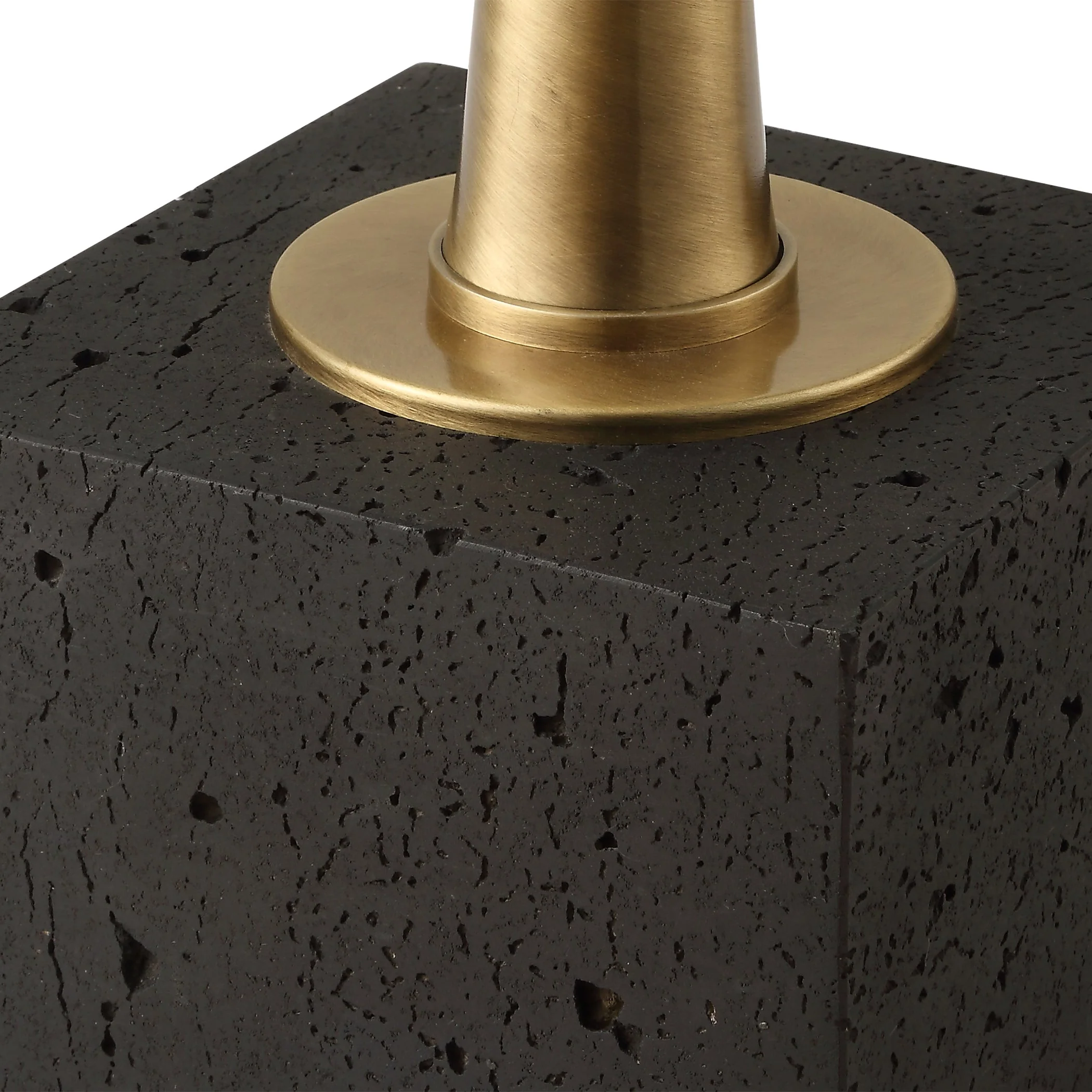 Uttermost Shino Antique Brass Floor Lamp - Image 7