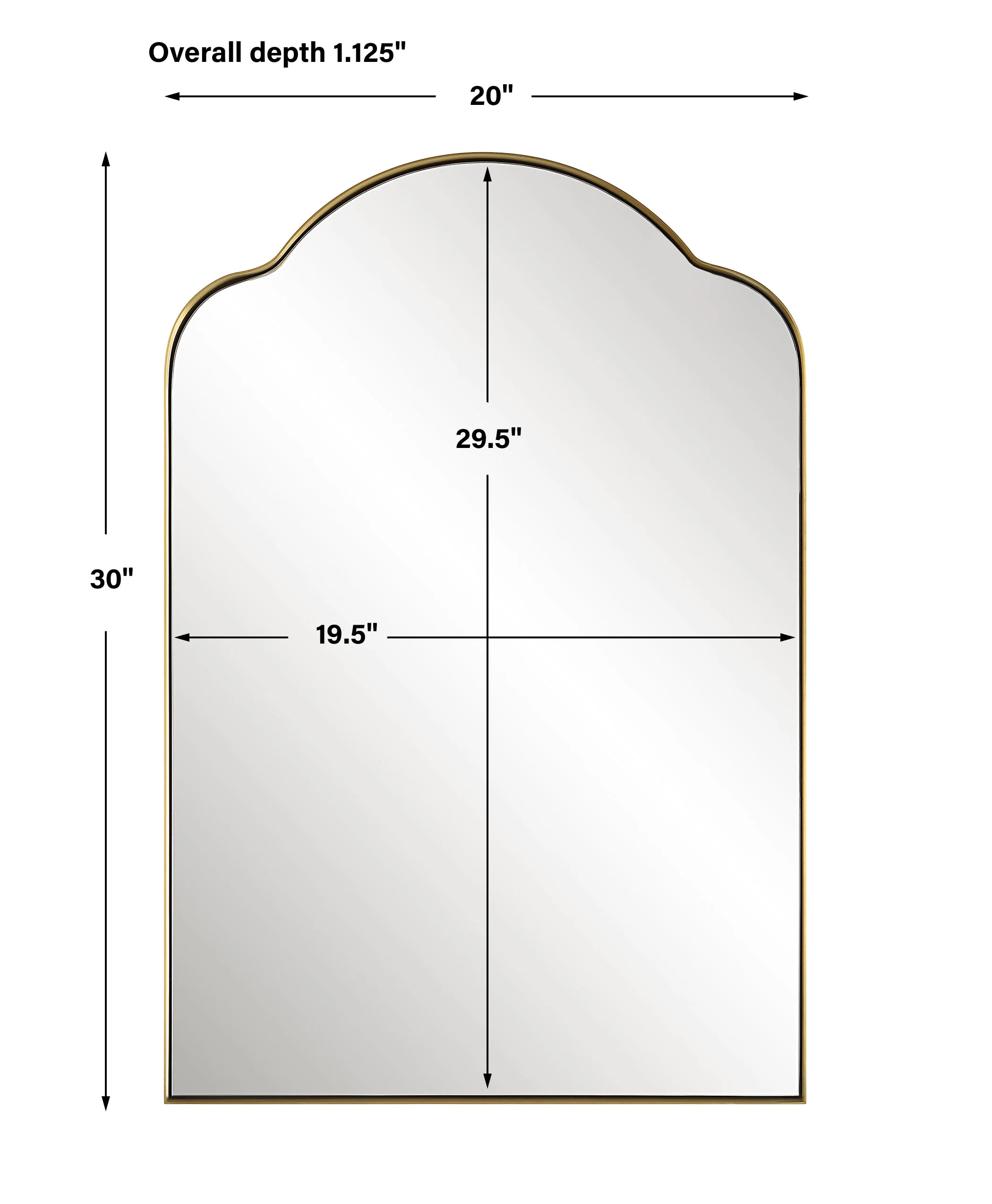 Uttermost Sidney Arch Mirror - Image 3