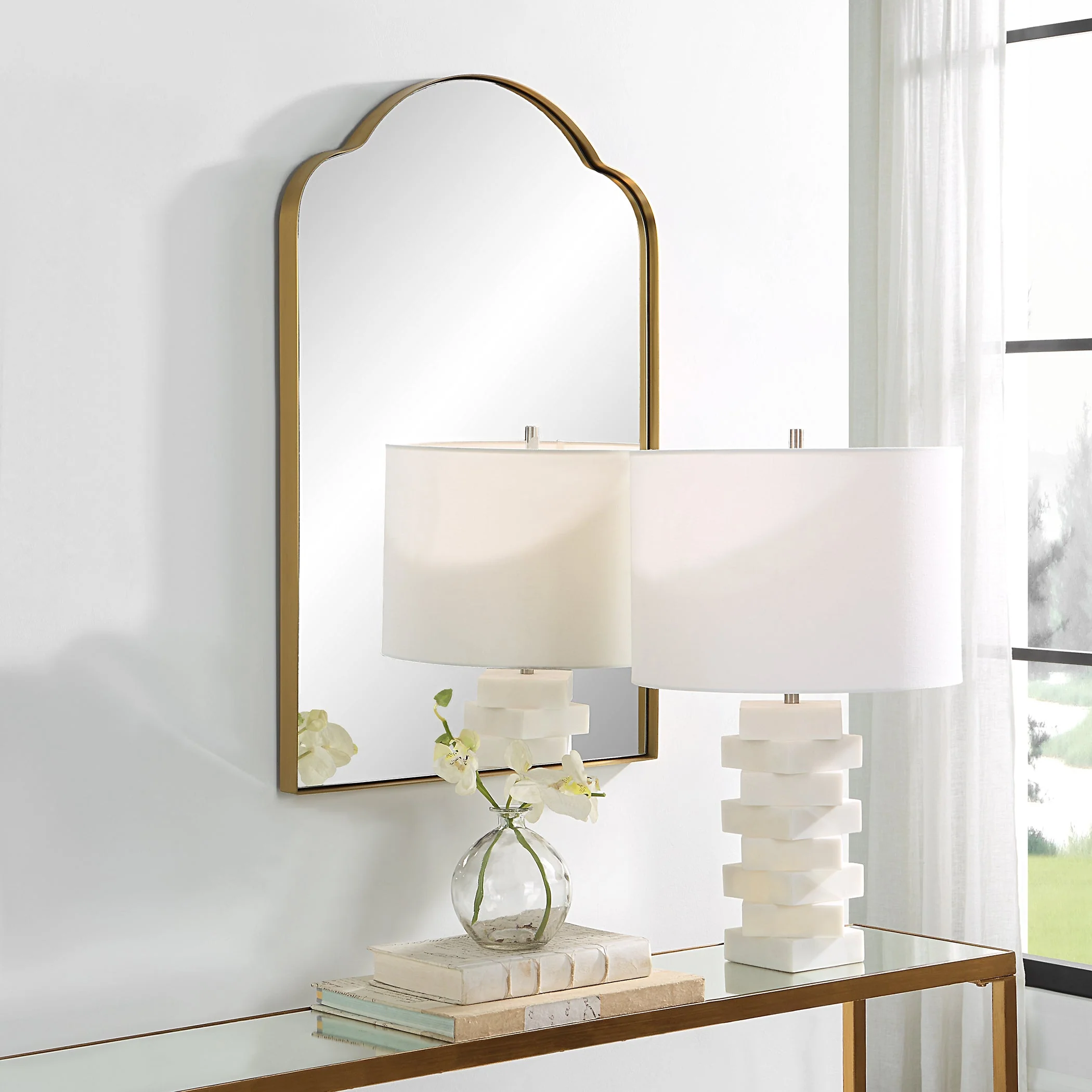 Uttermost Sidney Arch Mirror - Image 4