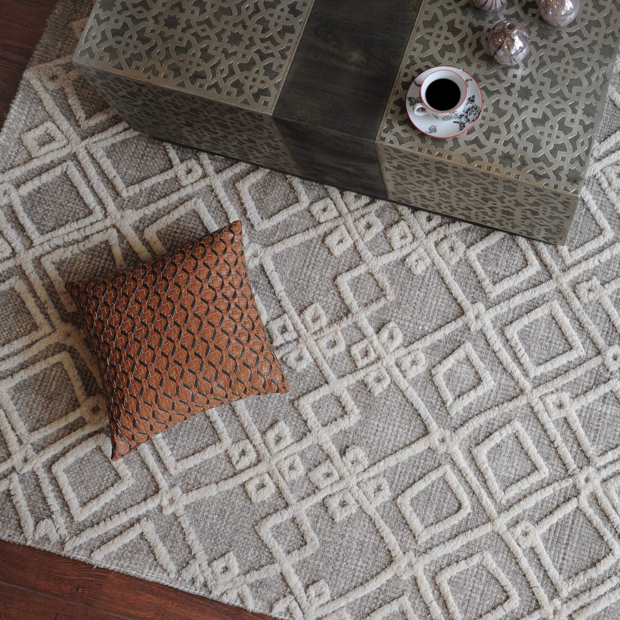 Uttermost Sieano 8 x 10 Area Rug, Gray Ivory - Image 3