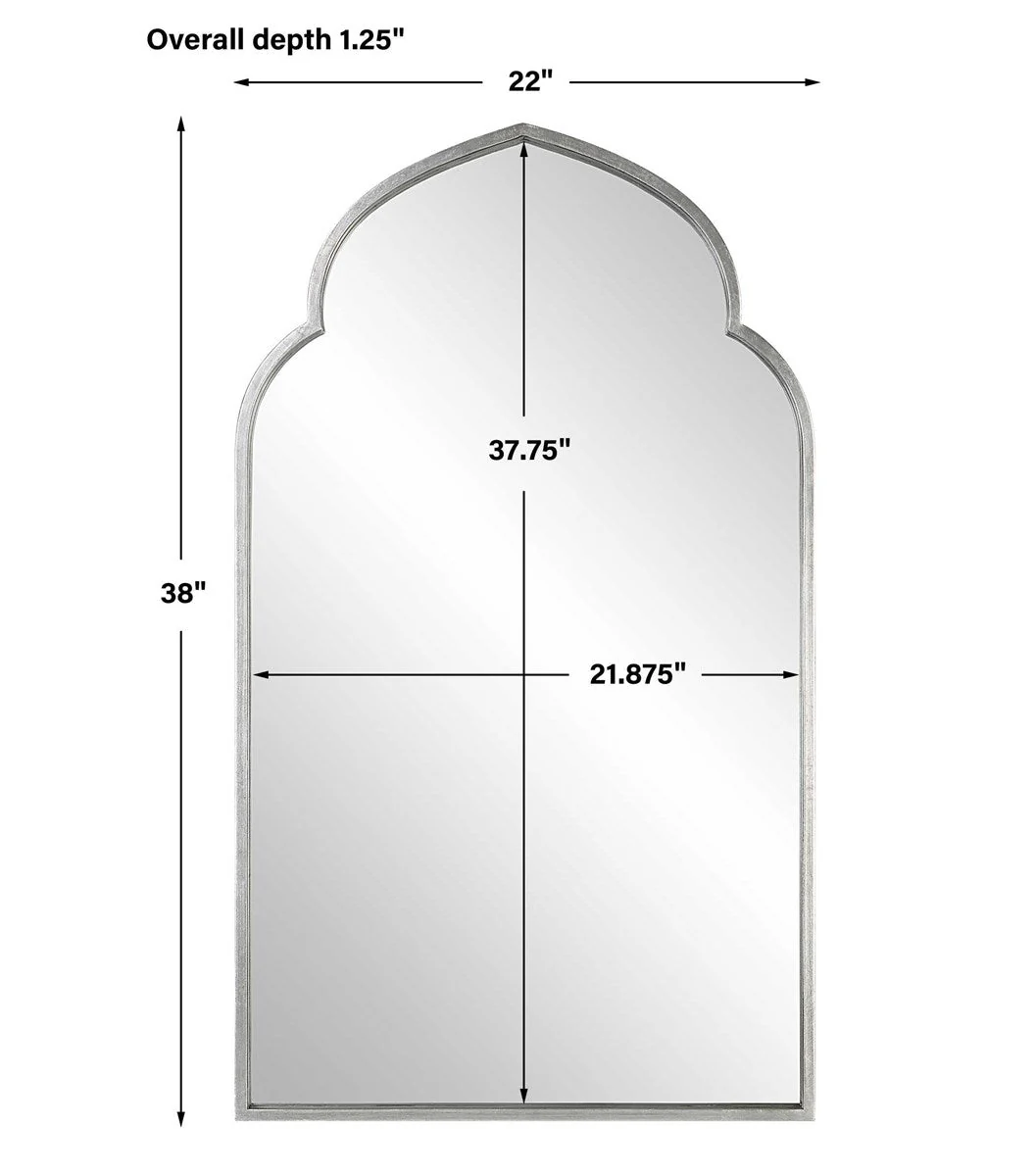 Siena Mirror - Silver - Image 7