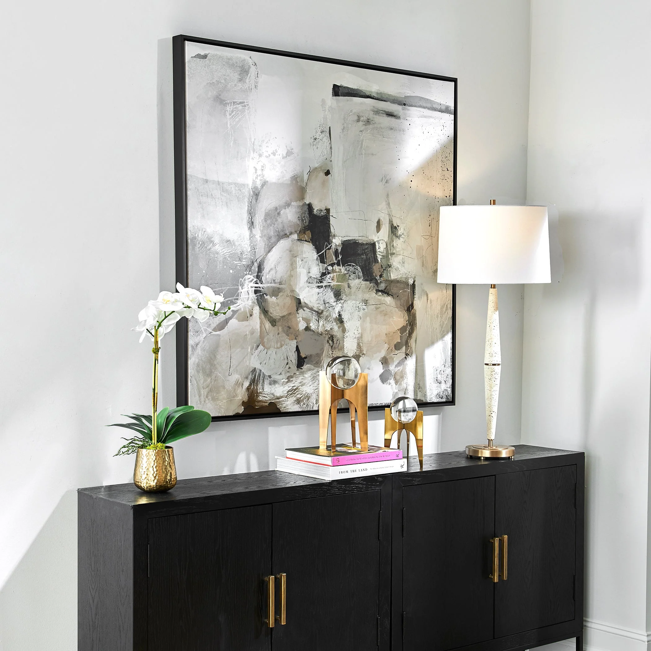 Uttermost Solace I Abstract Art On Canvas - Image 3