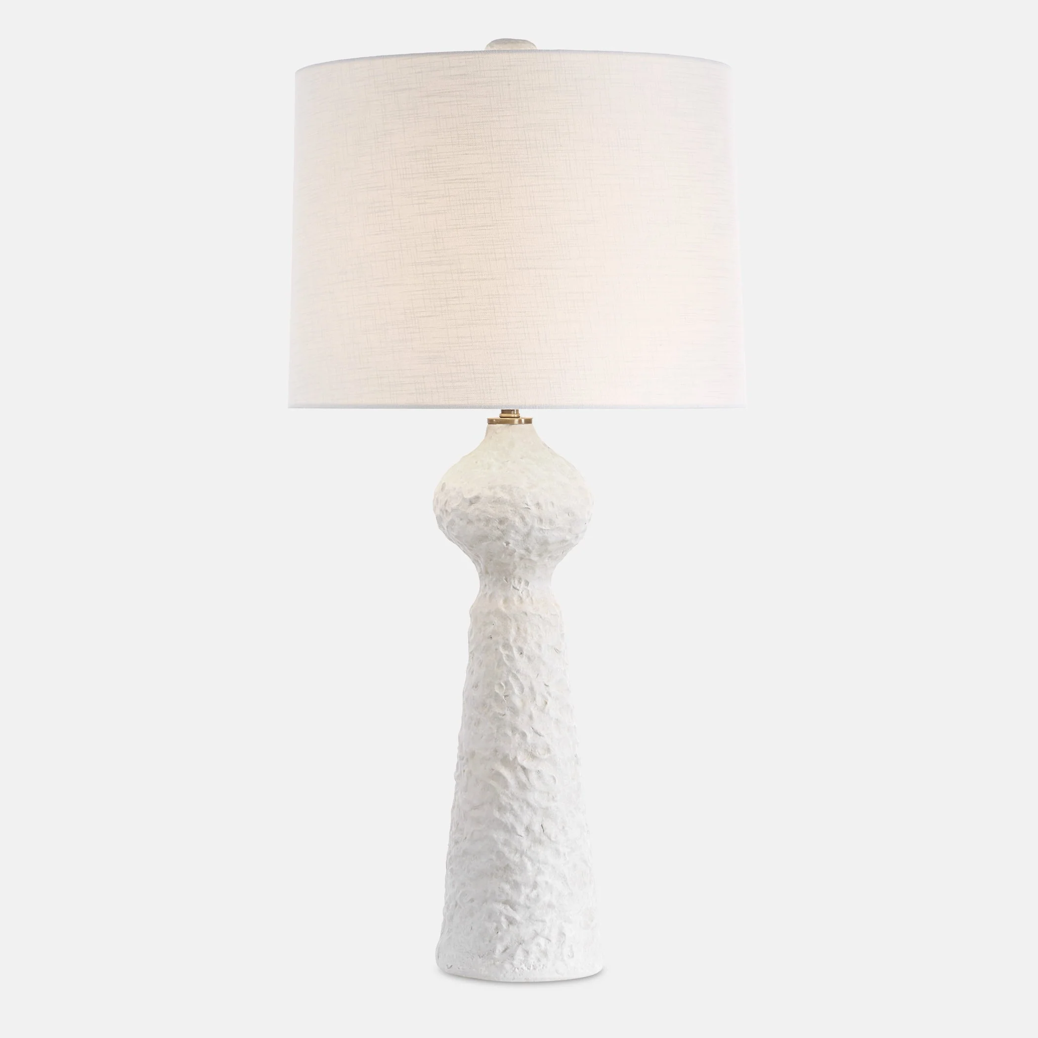 Uttermost Sonata Textured White Table Lamp - Image 2