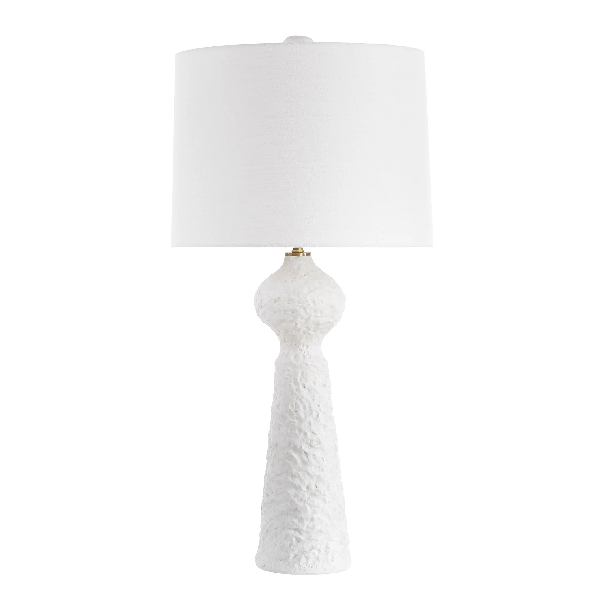 Uttermost Sonata Textured White Table Lamp - Image 4
