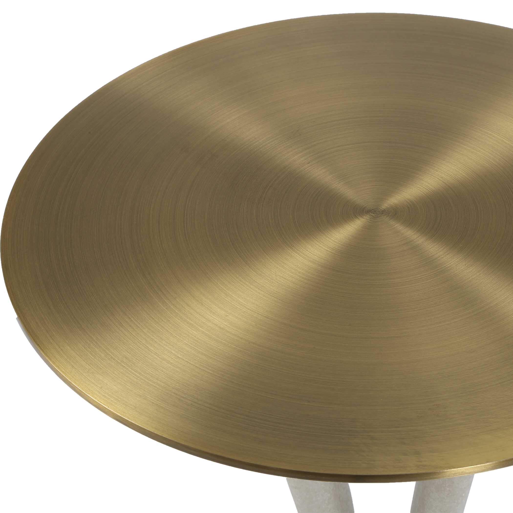 Uttermost Sonia Modern Brass Accent Table - Image 6