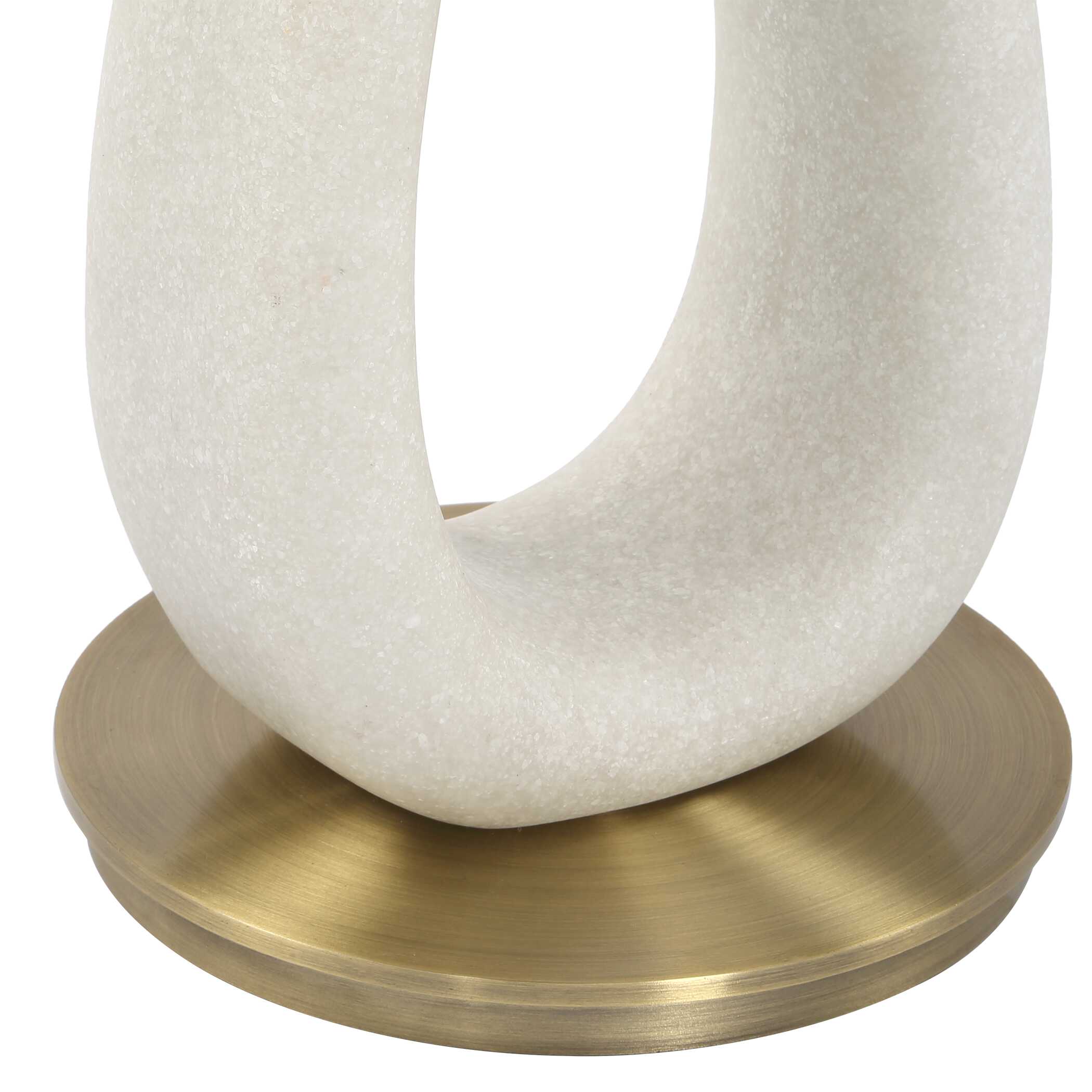 Uttermost Sonia Modern Brass Accent Table - Image 8