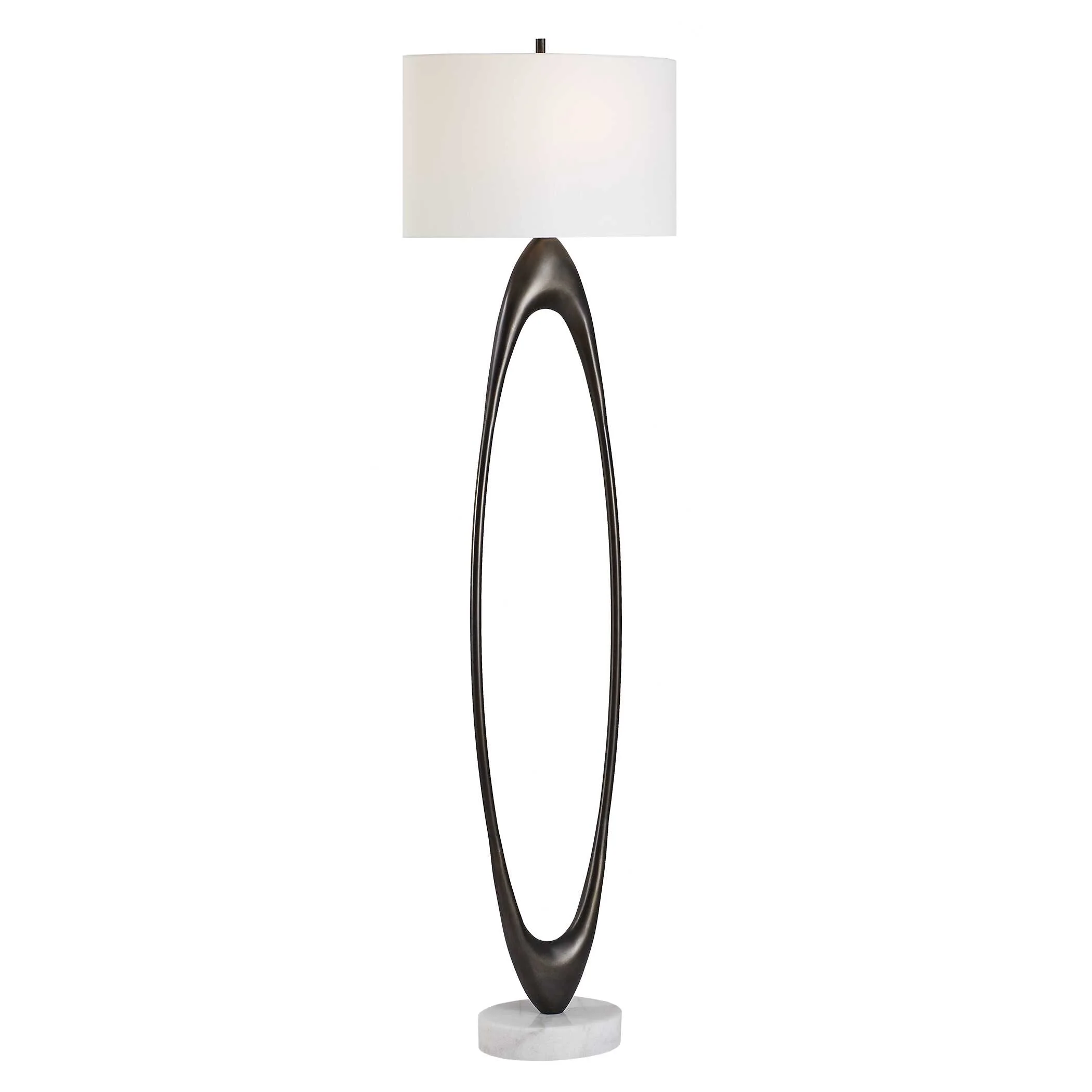 Uttermost Sonic Open Oval Floor Lamp - Image 7