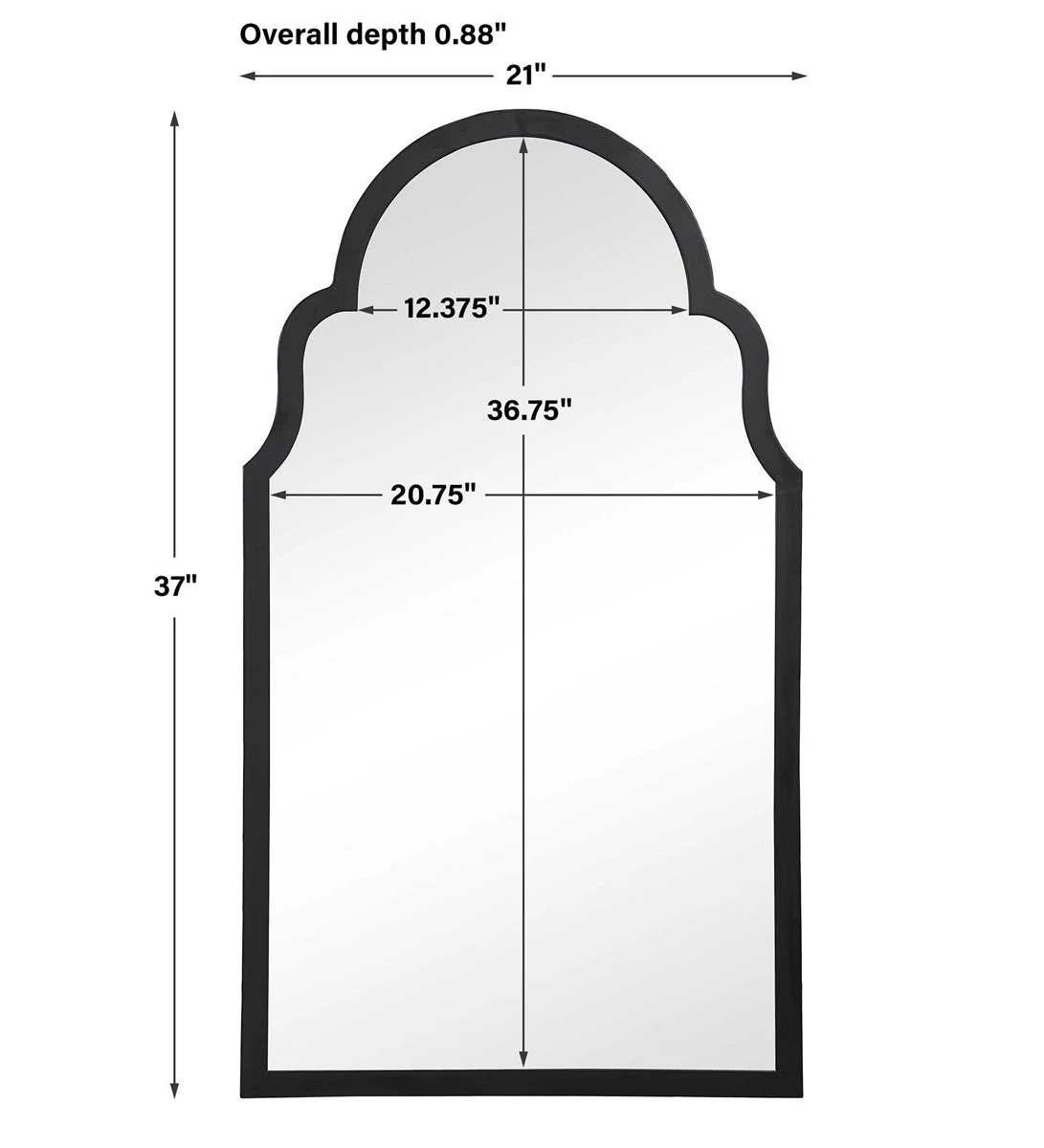 Southgate Mirror - Black - Image 6