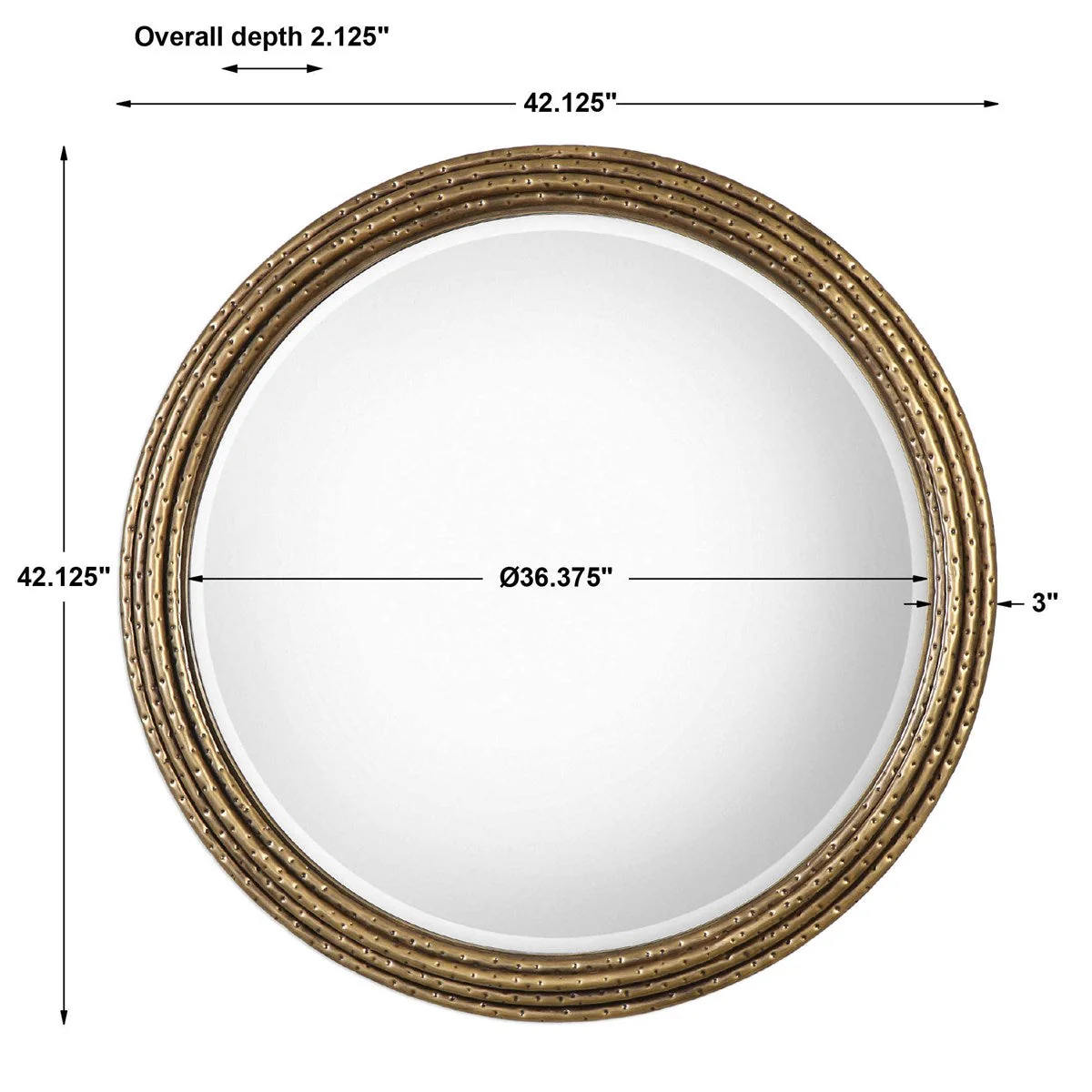 Uttermost Spera Round Mirror - Image 5