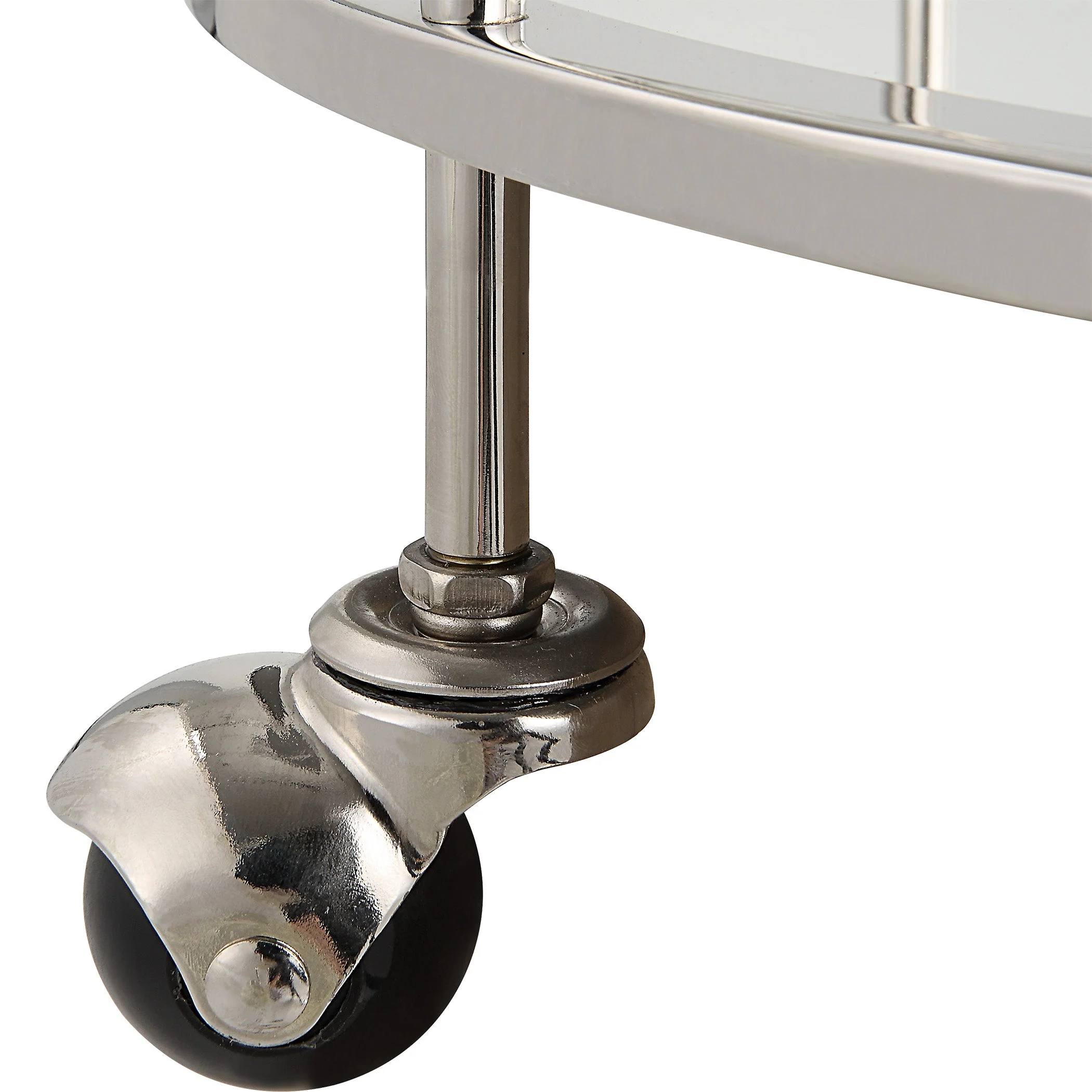Uttermost Spritz Chrome Bar Cart - CLOSEOUT - Image 7