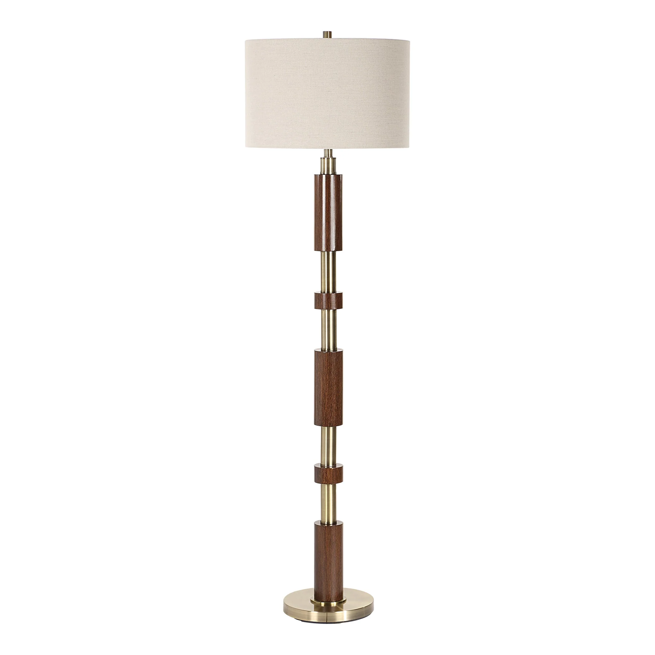 Uttermost Stacked Wooden Floor Lamp - Image 4