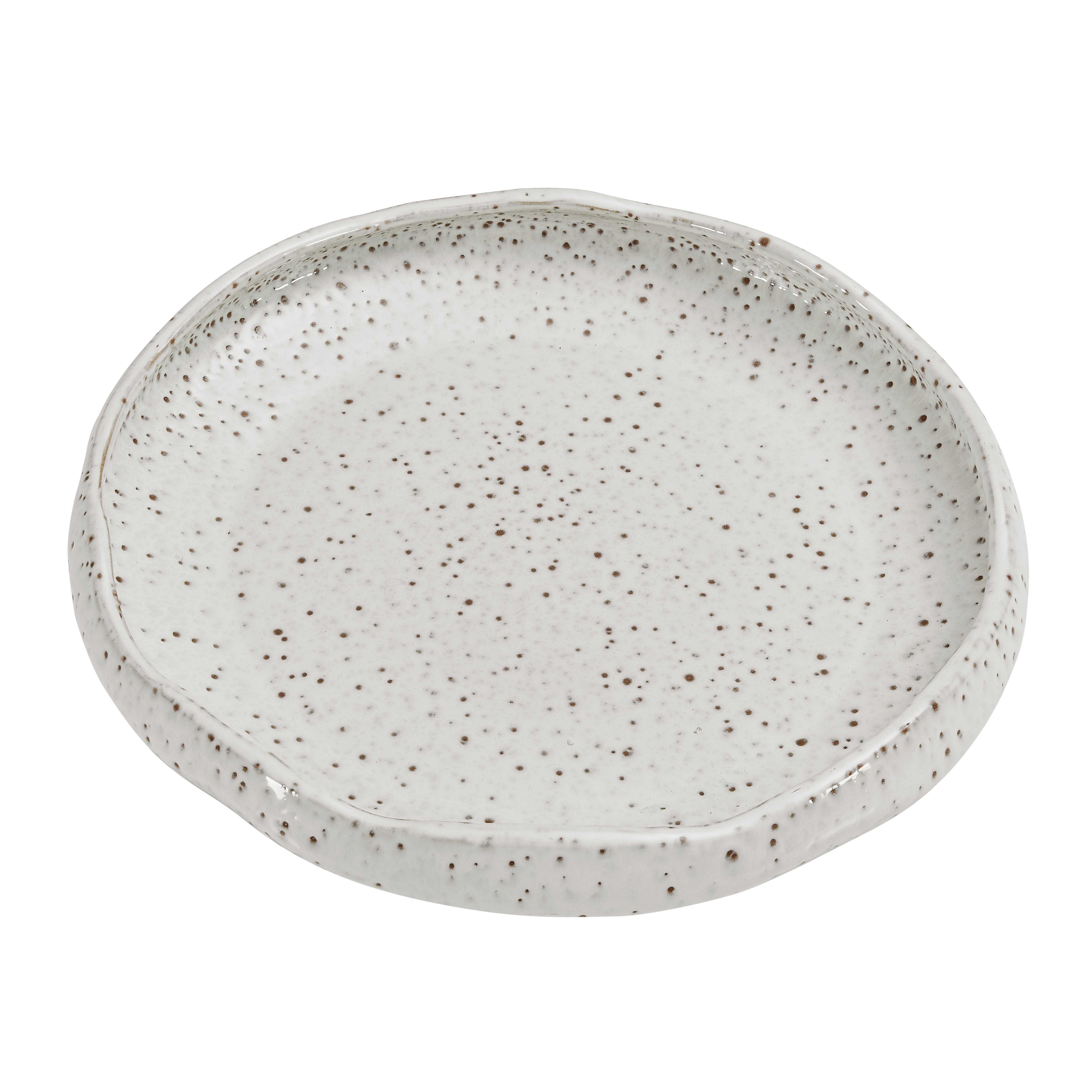 Uttermost Stardust Ripple Indoor-Outdoor White Bowl - Image 5