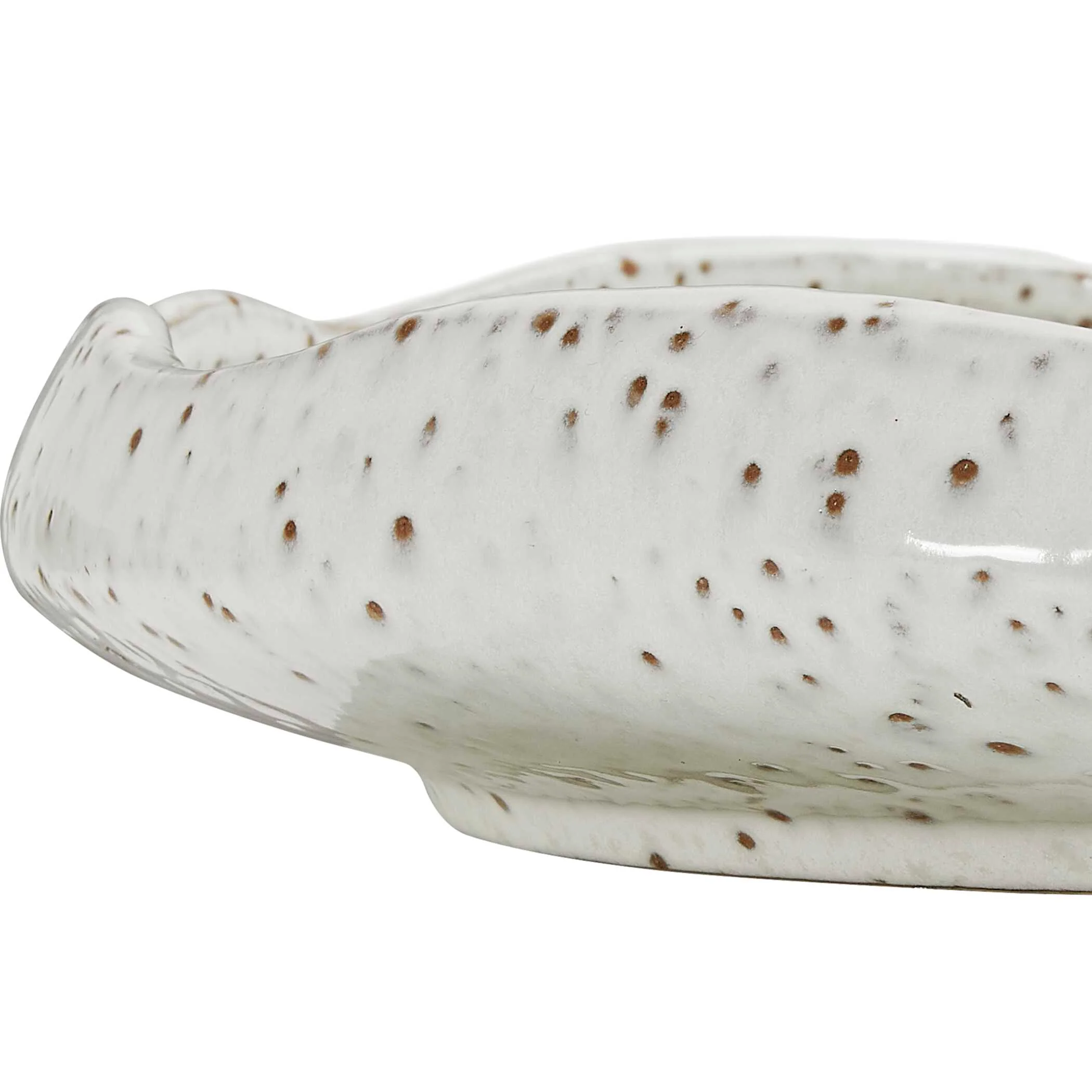Uttermost Stardust Ripple Indoor-Outdoor White Bowl - Image 6