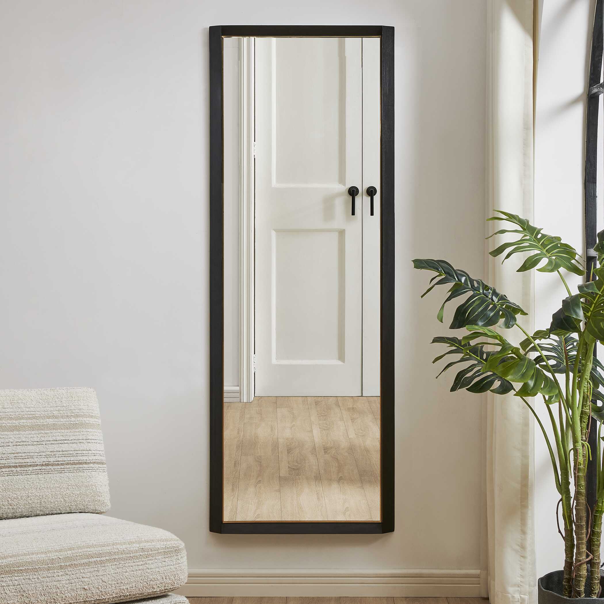 Uttermost Stenton Tall Wooden Mirror - Image 2