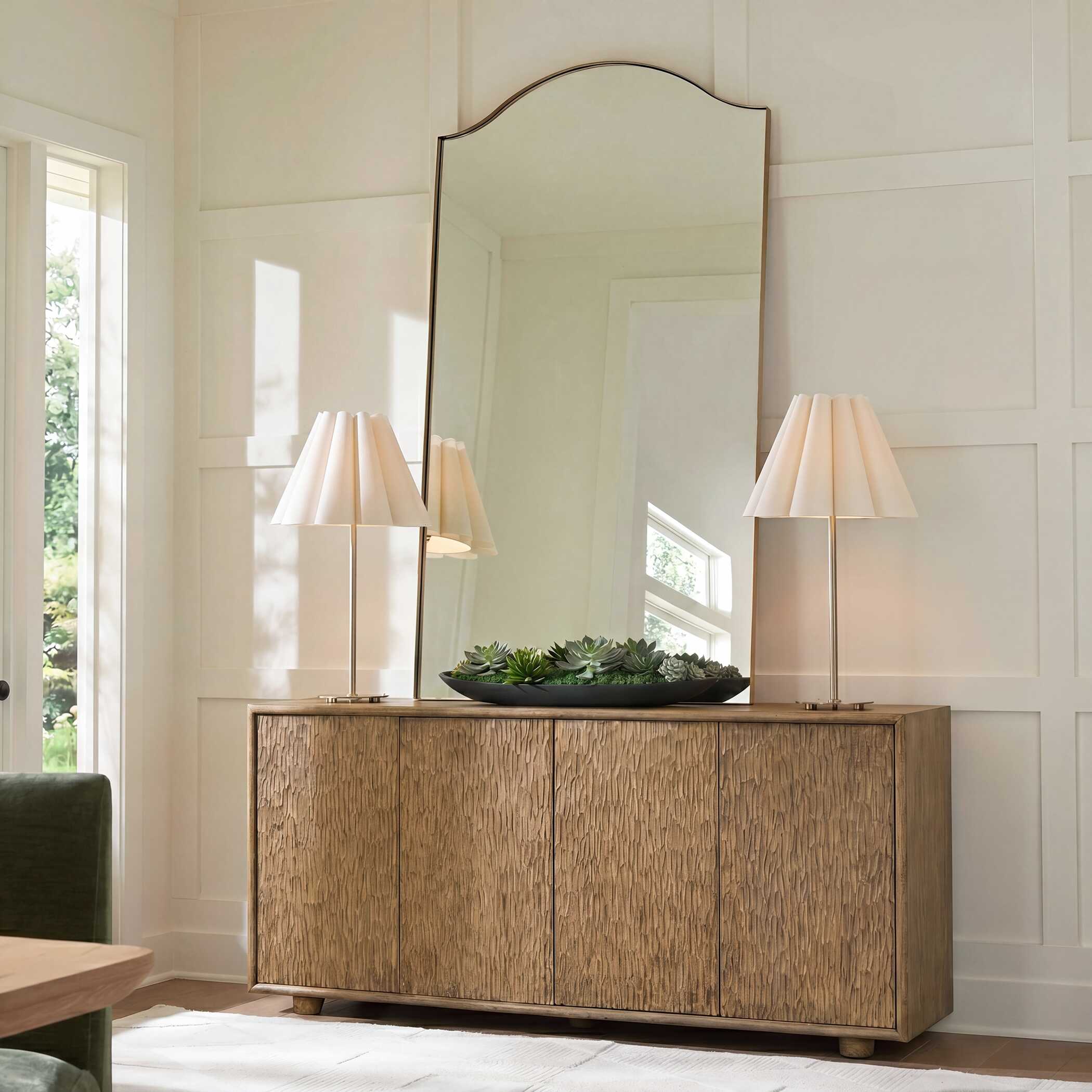 Uttermost Stevenson Natural Wood 4 Door Cabinet - Image 2